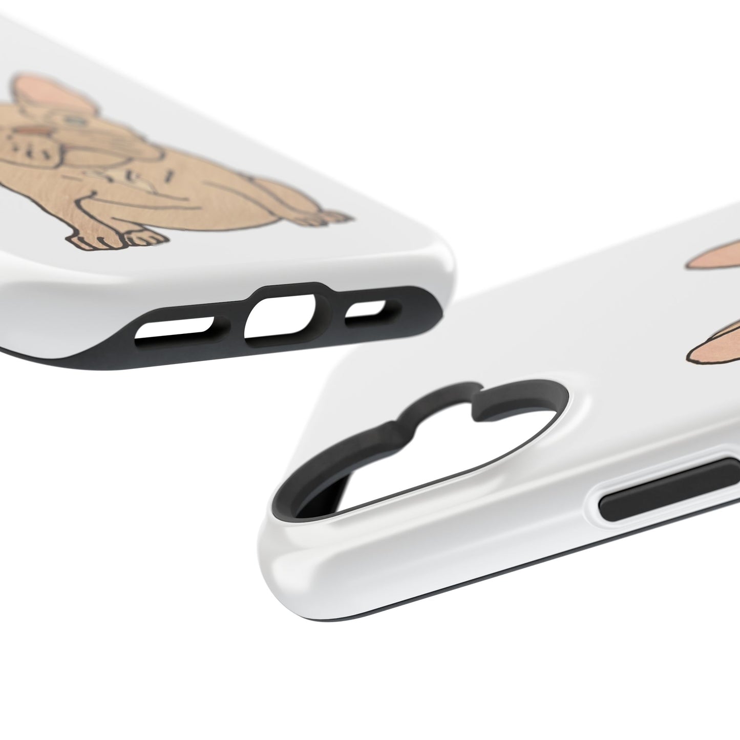 French Bulldog Magnetic Tough Case, Cute Pet Phone Cover, Dog Lover Gift, MagSafe Phone Protector, Unique Phone Accessory