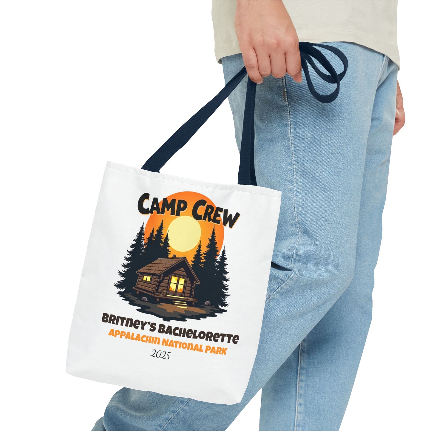 Bachelorette Camp Crew Tote Bag, Bride Beach Bag, Camp Bride, Camping Bach, Bridal Tote Bag, Custom Beach Bag