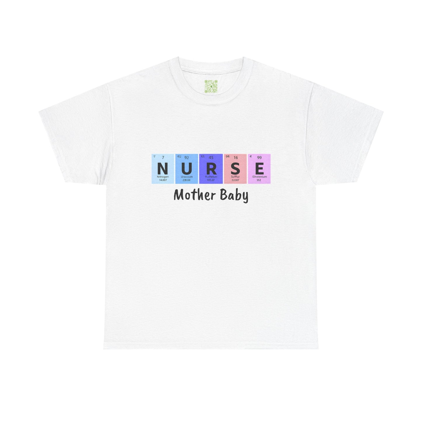 Postpartum Nurse Periodic Table Elements Tee, Mother Baby Nurse Shirt, Nurse Practitioner, Unisex Tee Gift