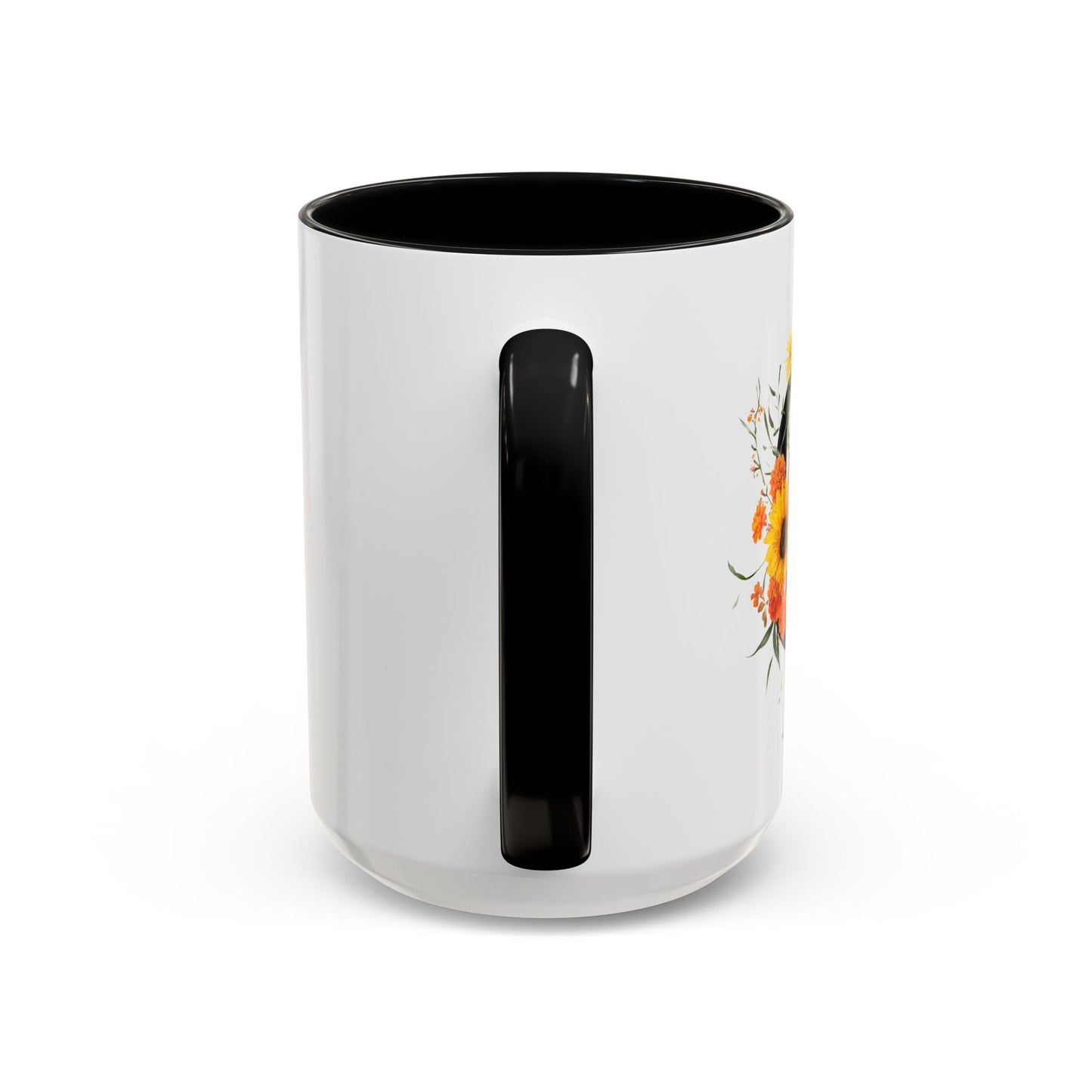 Personalized Floral Monogram - Letter G - Elegant Accent Coffee Mug – Personalized Mothers Day Gift