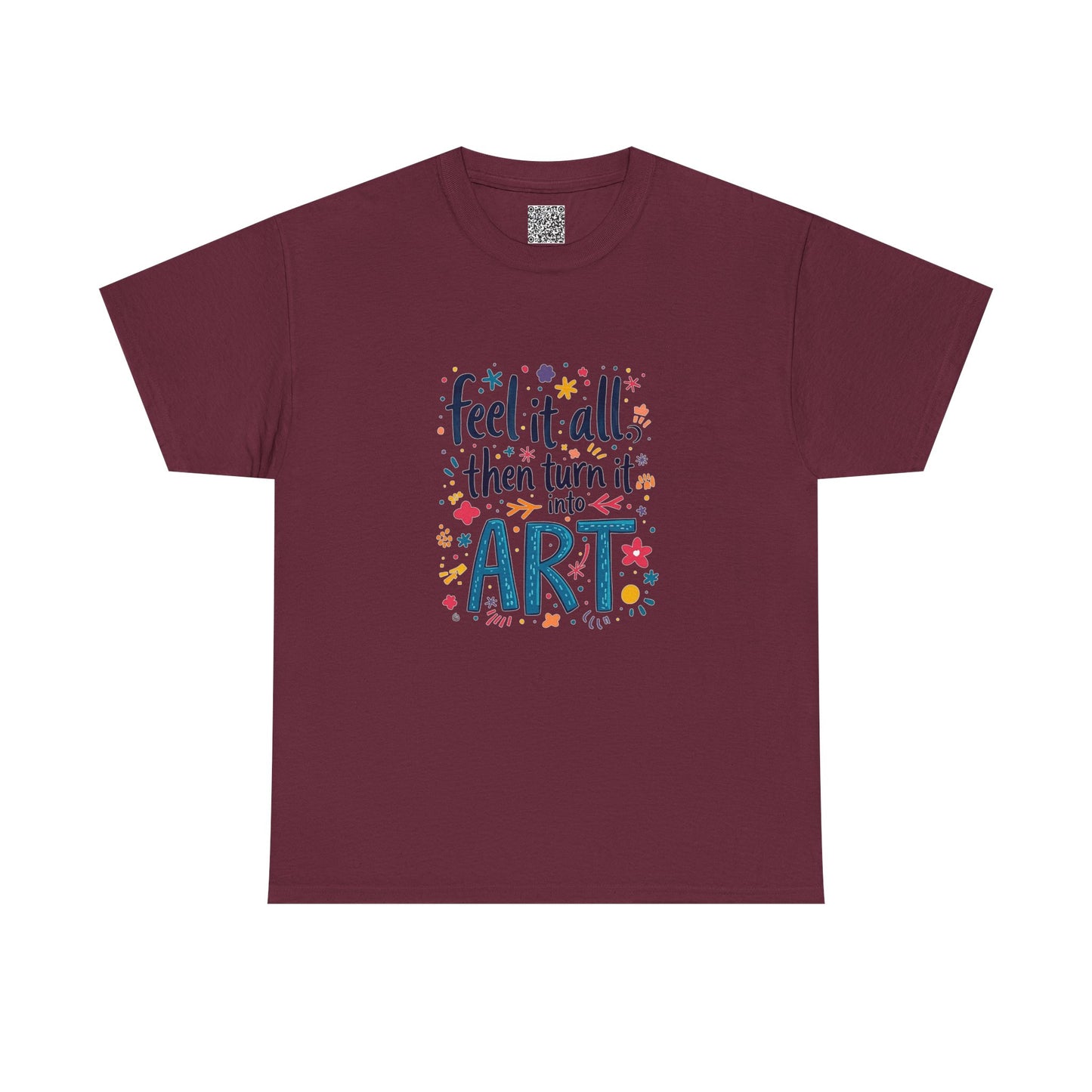 Enneagram 4 Feel, It Turn Into Art TShirt, Enneagram Type 4 Tee, Personality Types, Individualist Shirt, Self Growth, Enneagram4 Tee