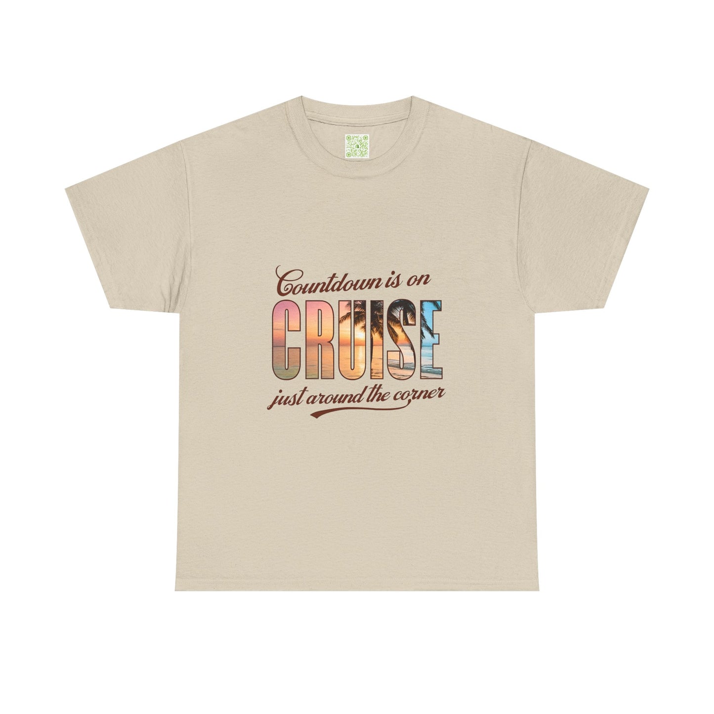 Cruise Countdown Heavy Cotton Tee, Cruise Squad 2025 Shirt, Family Vacation 2025 Tee, Family Cruise Shirt, Custom Travel Shirt