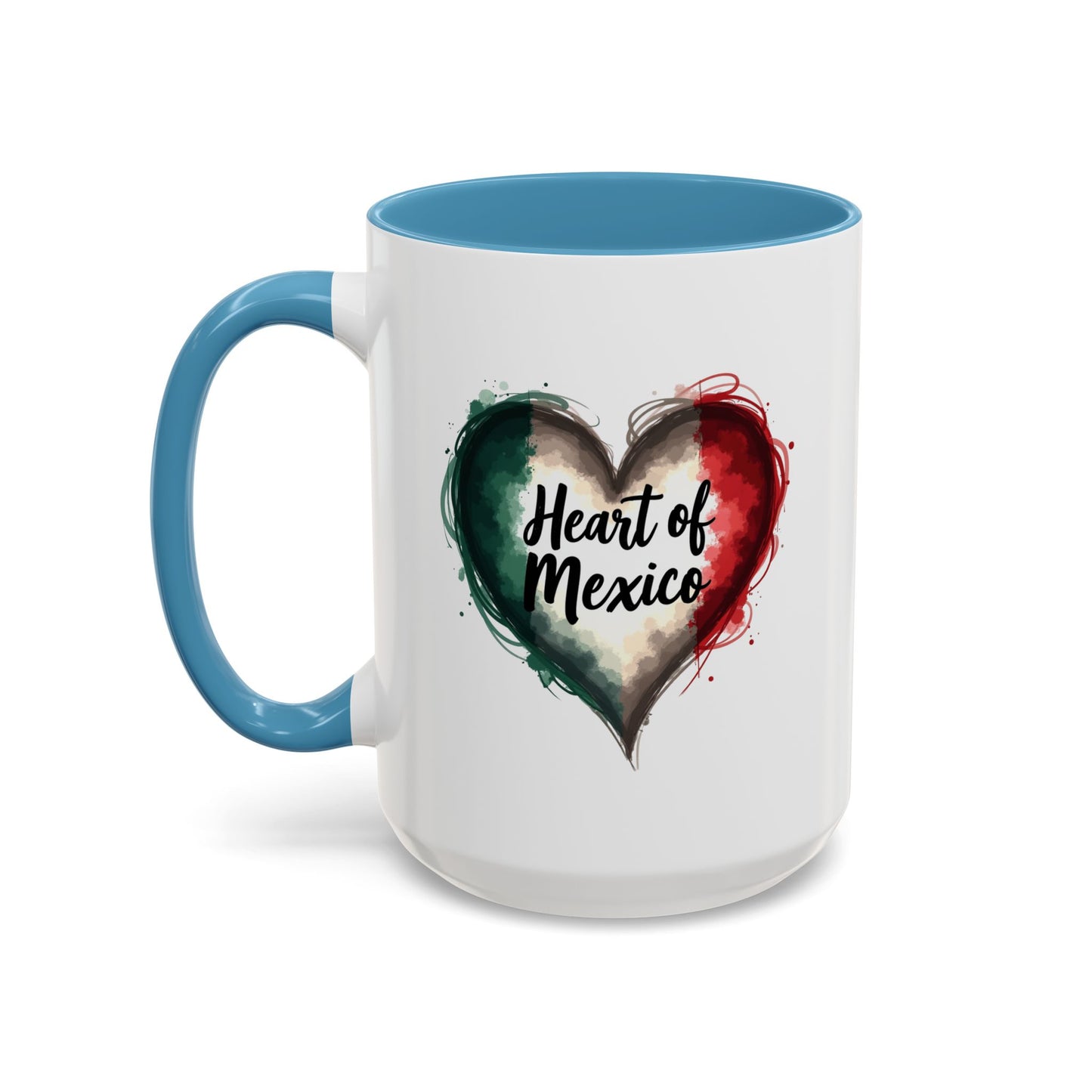 Heart of Mexico Coffee Mug, Hispanic Heritage Mug, Mexican Pride Gift, Immigrant Rights, Mexican Culture, Resistance Mug