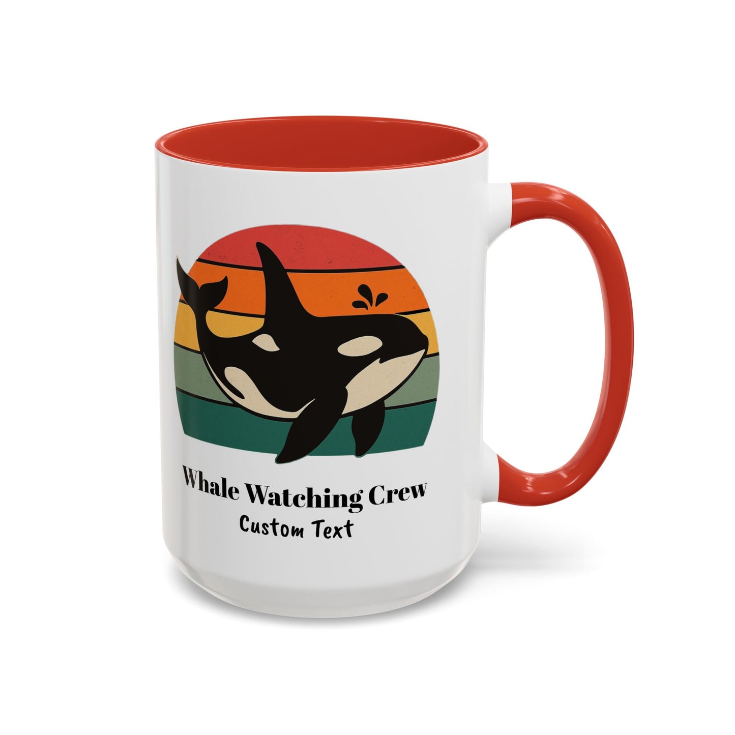 Personalized Orca Whale Coffee Mug, Whale Watching Mug, Whale Gifts, Alaskan Cruise, Blue Whale, Beluga Whale, Maui Excursion