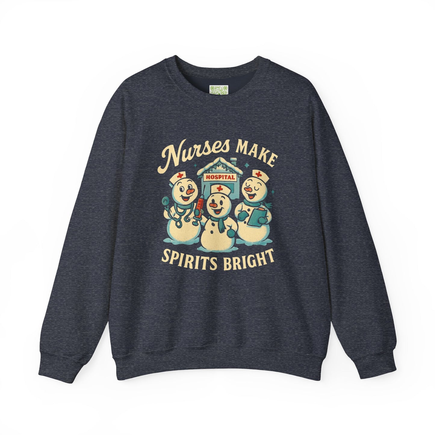 Nurse Snowman Holiday Sweatshirt, Future Nurse Gift, Nurse Retirement, Nurse Practitioner, Nursing Graduation, Gift for Nurse