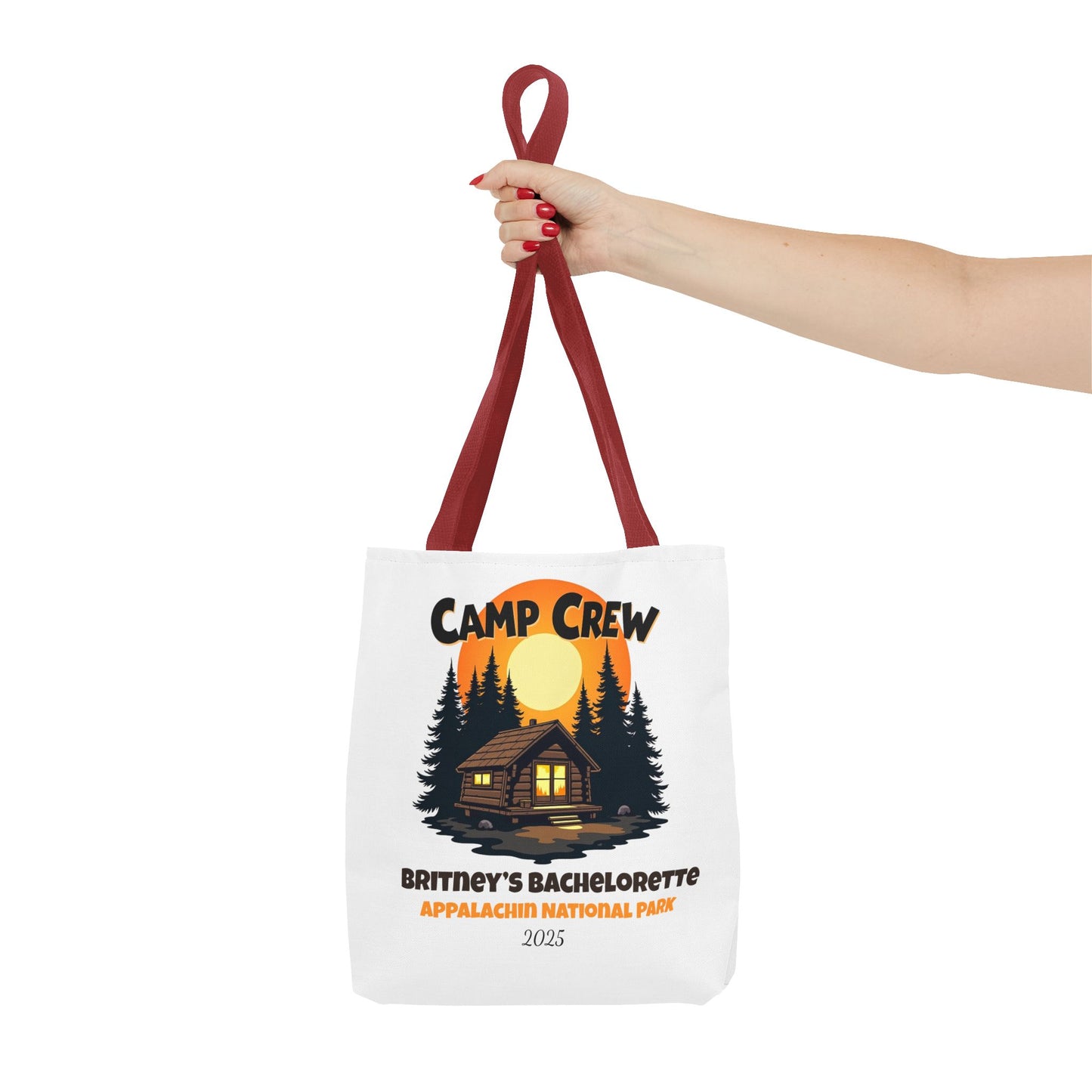 Bachelorette Camp Crew Tote Bag, Bride Beach Bag, Camp Bride, Camping Bach, Bridal Tote Bag, Custom Beach Bag