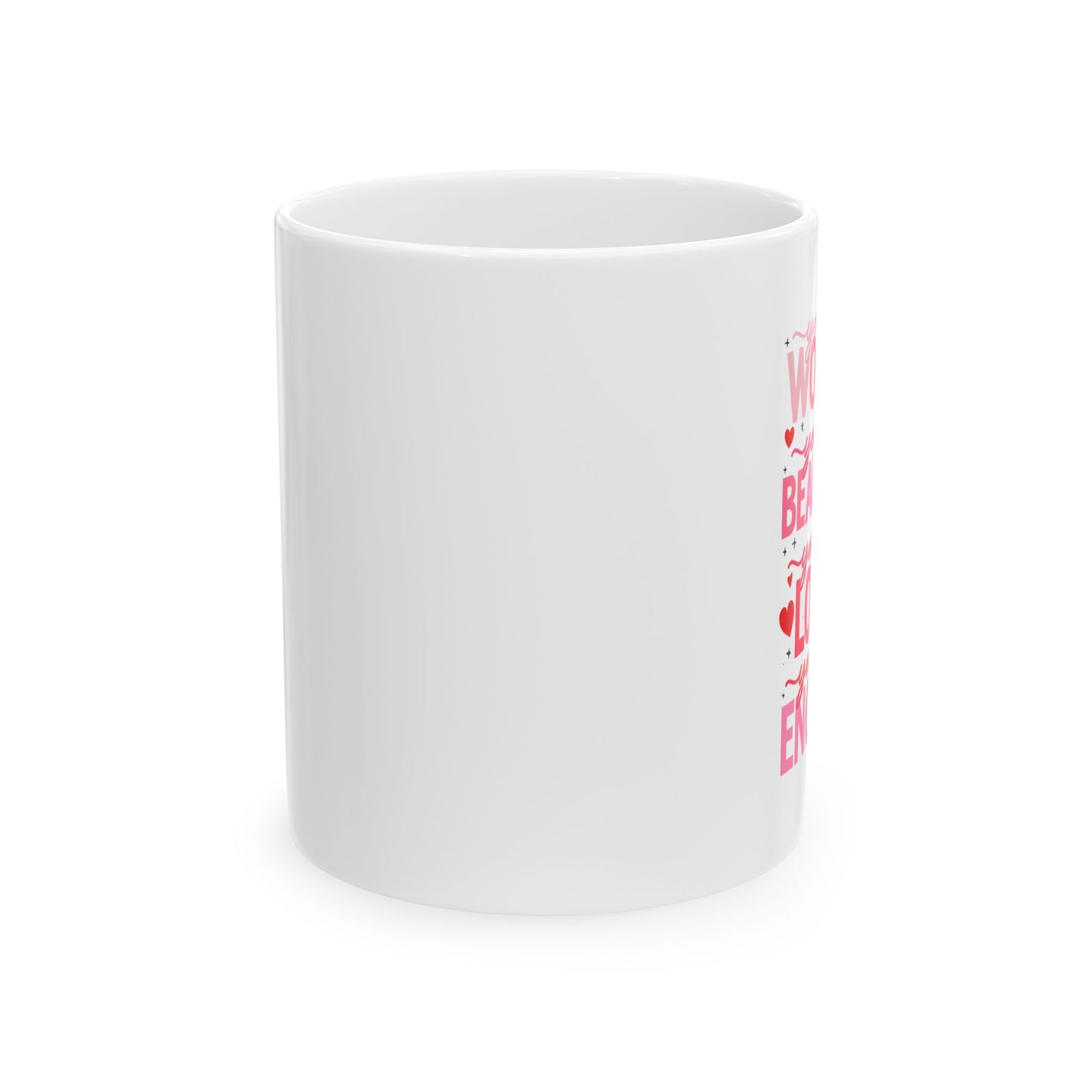 Positive Vibes Mug - Inspirational Quote Valentines Gift, Self-Care Pick-Me-Up, Empower Her Day - Valentine's Gift