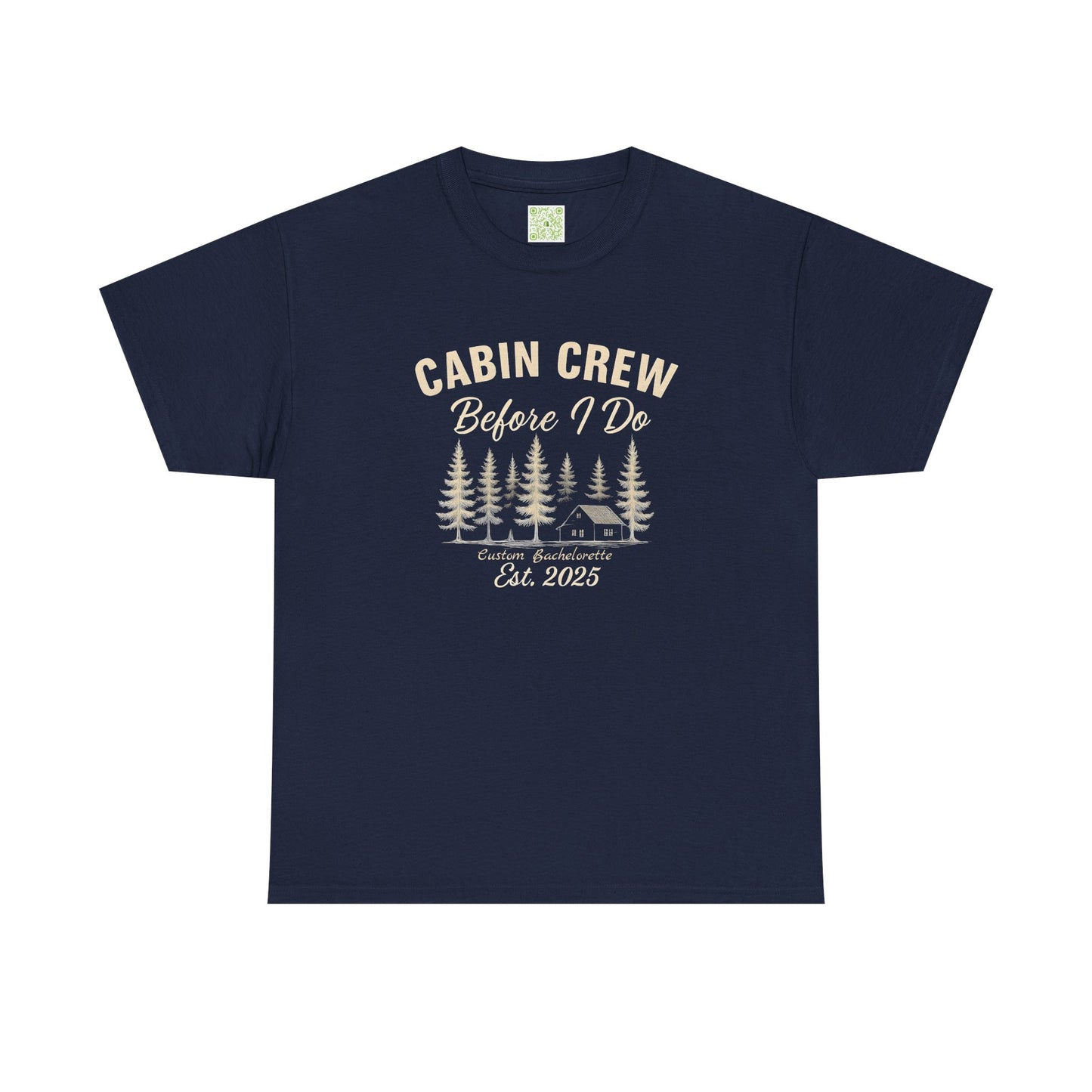 Bachelorette Cabin Crew Cotton Tee, Bachelorette Shirt, Camp Bachelorette, Bridesmaids Shirt, Mountain Bride Shirt