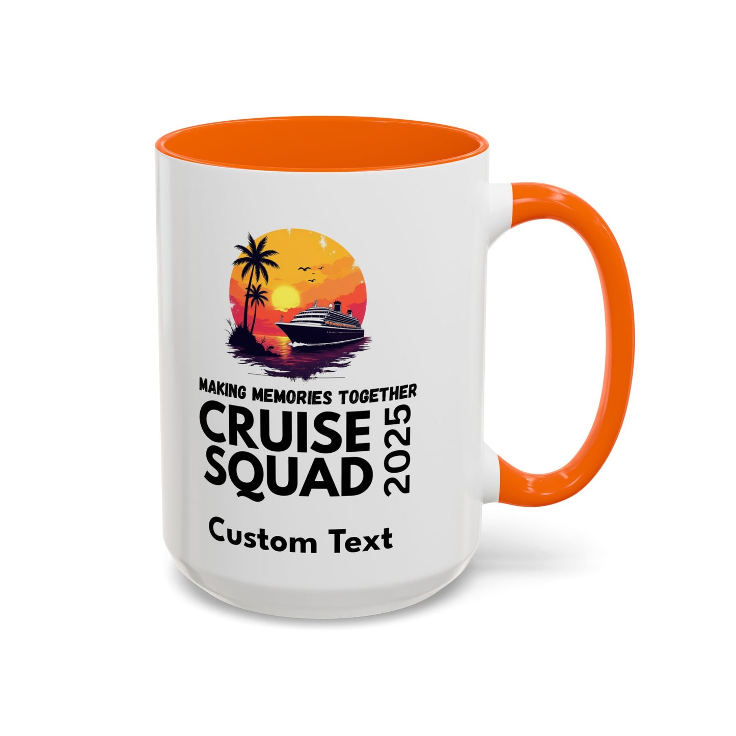 Personalized Cruise Squad Mug, Cruise Party Mug, Group Cruise Mug, Cruise 2025 Mug, Matching Cruise Mug, Family Travel Mug