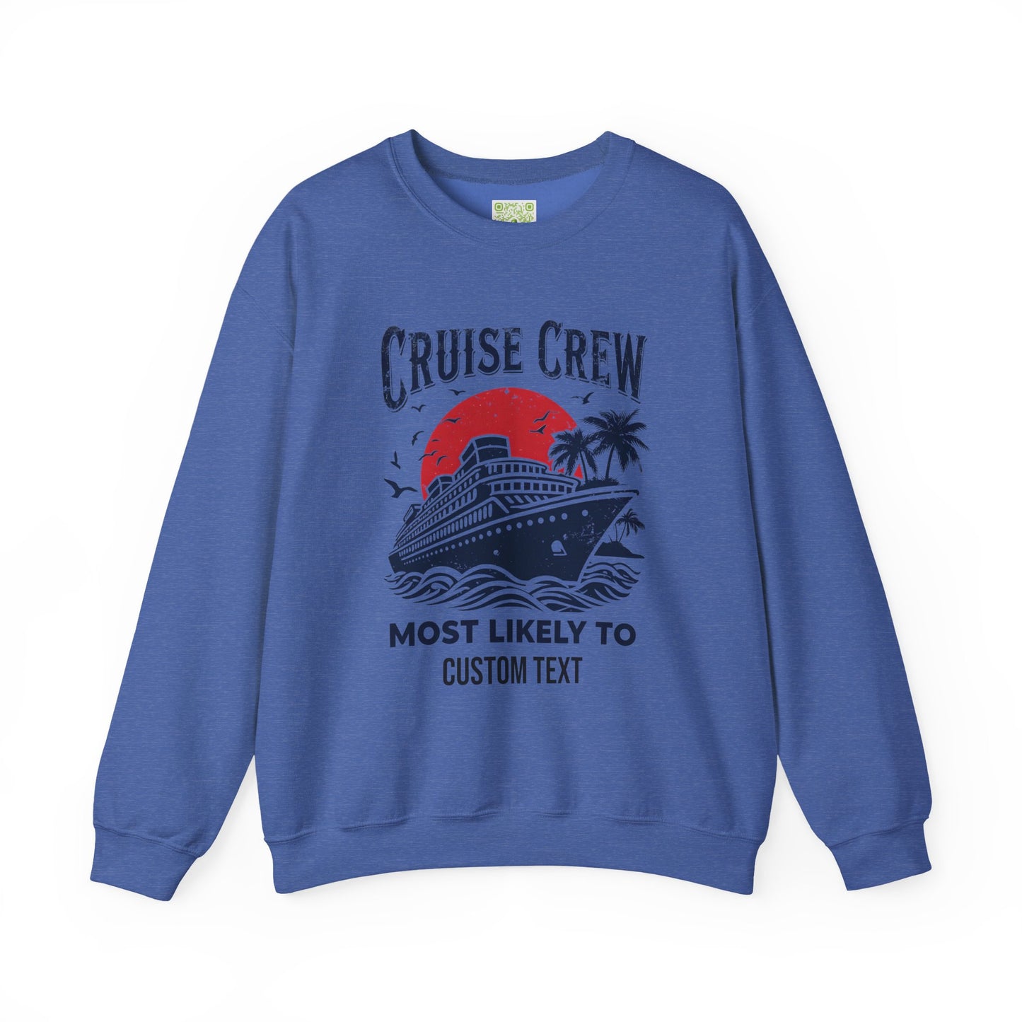 Custom Cruise Crew Unisex Sweatshirt, Cruise Shirts, Group Cruise Shirt, Birthday Cruise Sweatshirt, Family Cruise Sweatshirt