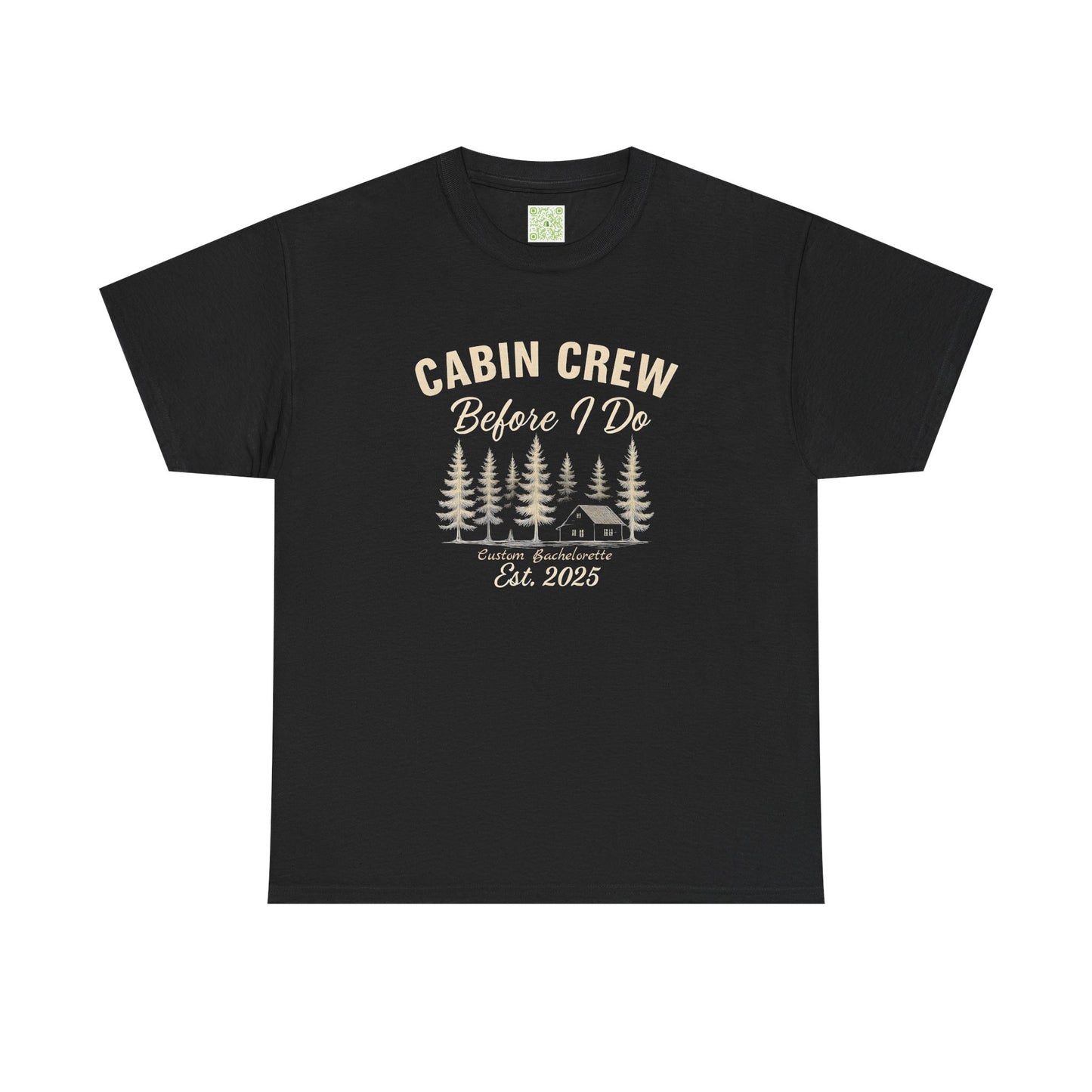 Bachelorette Cabin Crew Cotton Tee, Bachelorette Shirt, Camp Bachelorette, Bridesmaids Shirt, Mountain Bride Shirt
