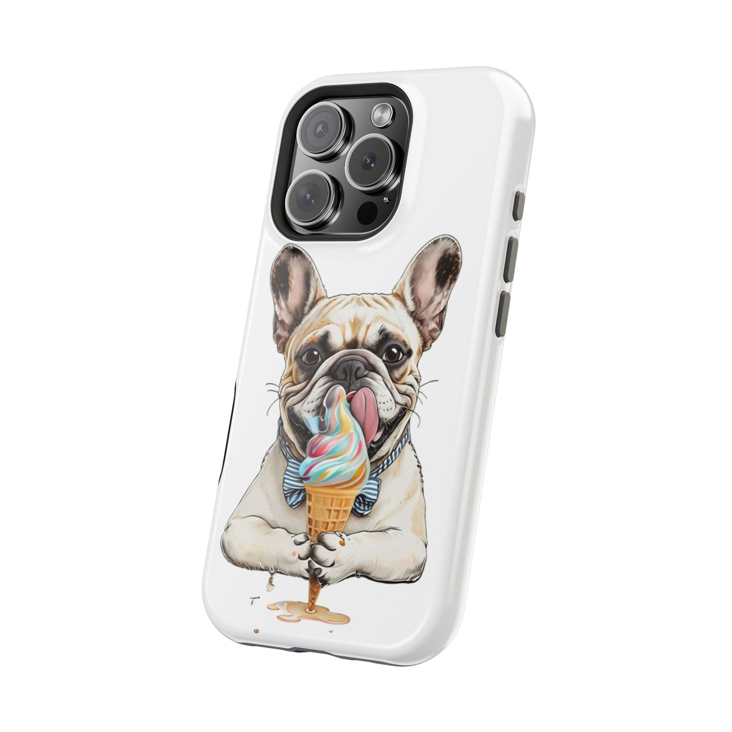 French Bulldog iPhone Case, Ice Cream Phone Case, Frenchie Mom Gift, Dog Phone Case, French Bulldog Lover Gift
