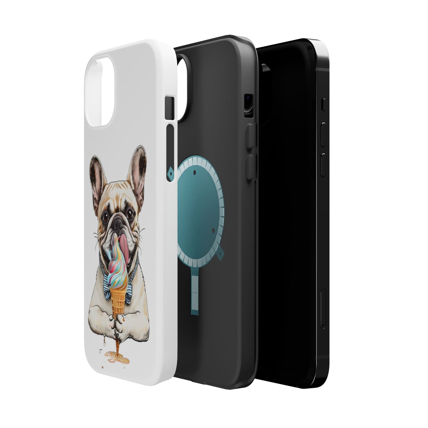 French Bulldog iPhone Case, Ice Cream Phone Case, Frenchie Mom Gift, Dog Phone Case, French Bulldog Lover Gift