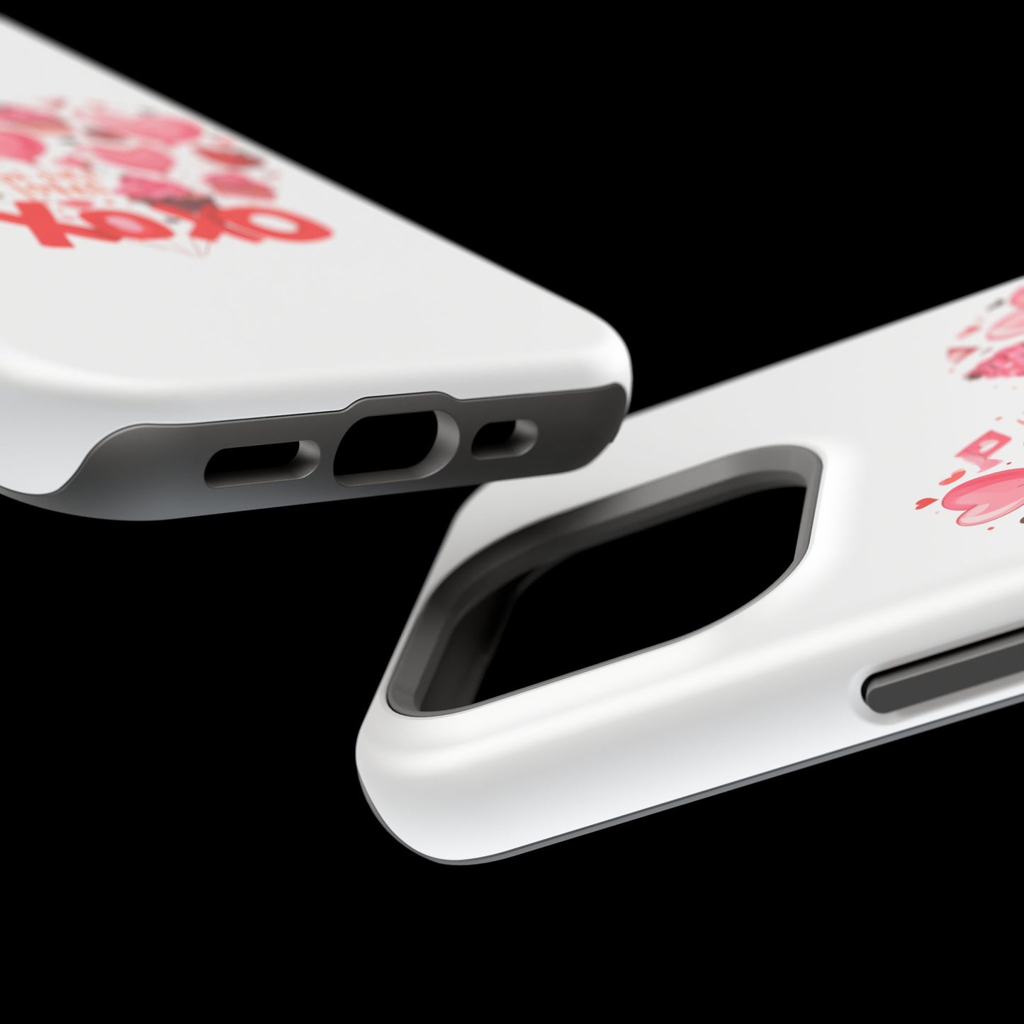 Valentine's Day Magnetic Tough Cases, Cute Phone Cover, Gift for Her, Love Heart Design, Personalizable Tech Accessory