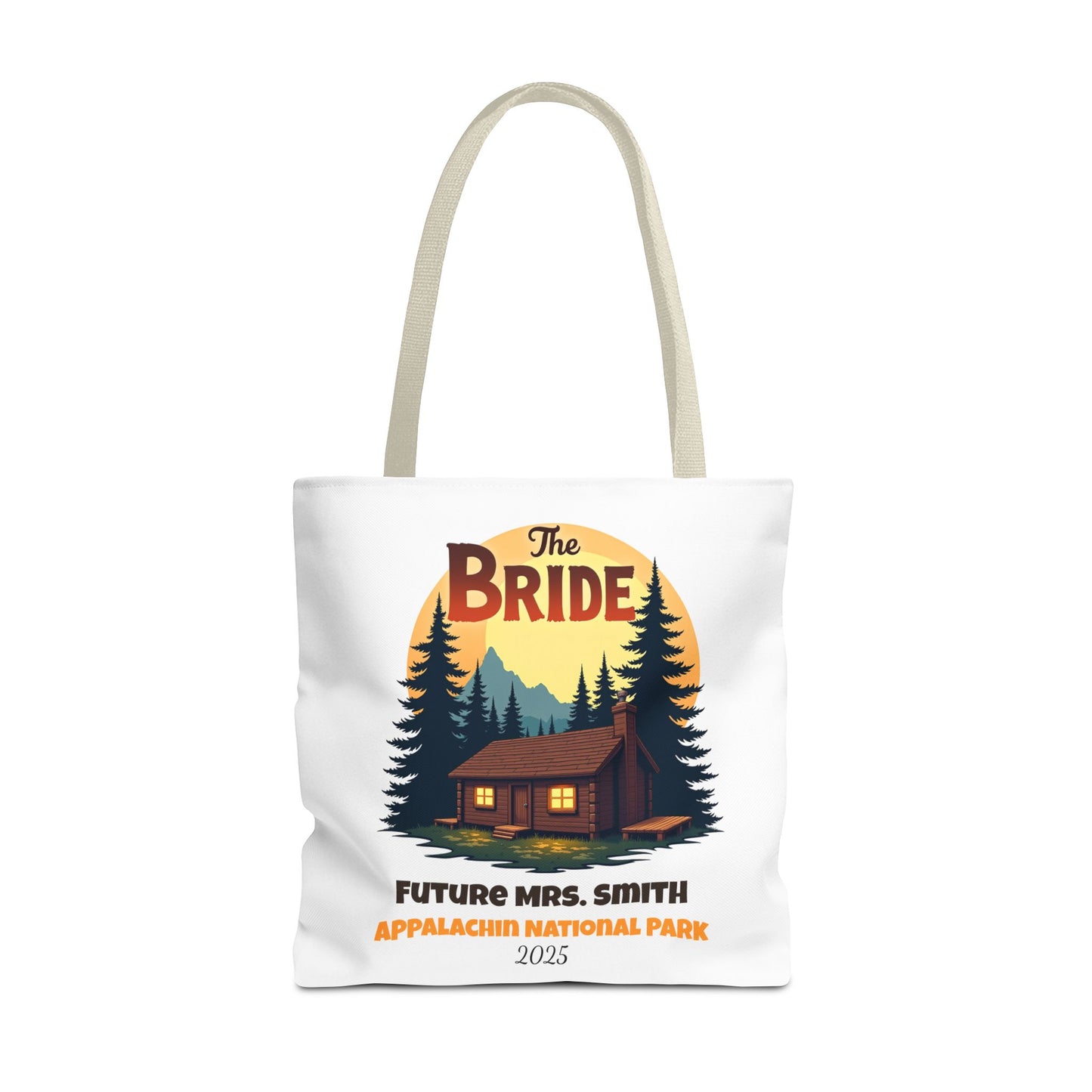 Camp Bride Tote Bag, Bride Beach Bag, Bridal Tote Bag, Camp Bachelorette, Bach Party Favors, Custom Beach Bag