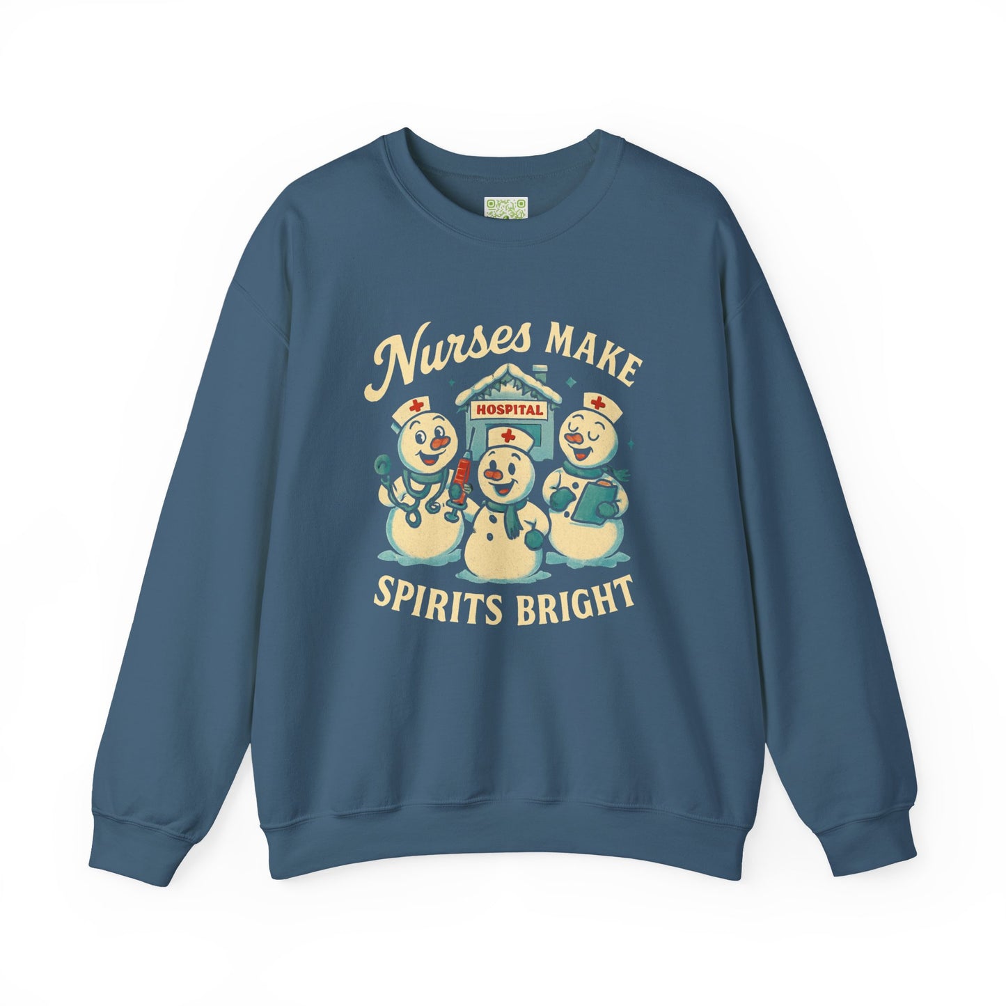 Nurse Snowman Holiday Sweatshirt, Future Nurse Gift, Nurse Retirement, Nurse Practitioner, Nursing Graduation, Gift for Nurse