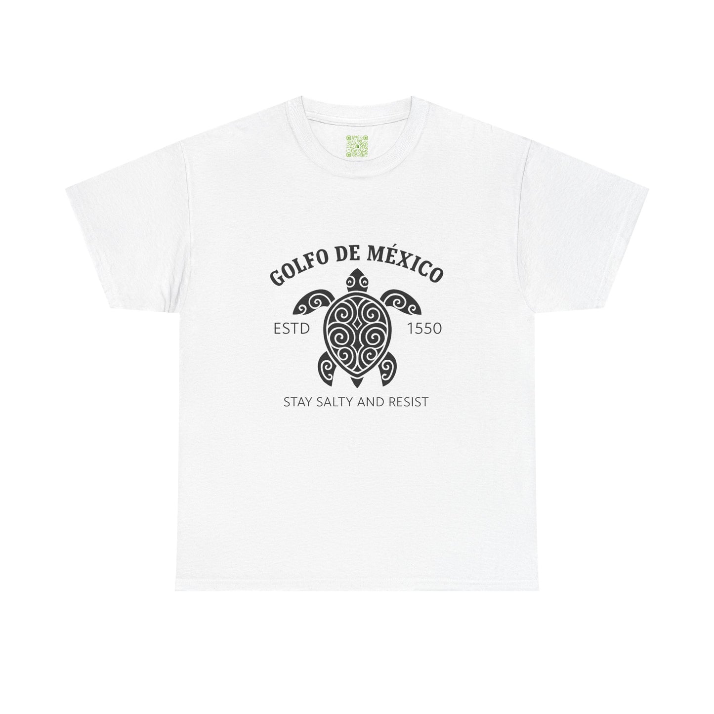 Gulf of Mexico Turtle Cotton Tee, Golfo de Mexico, Stay Salty Shirt, Sea Turtle Shirt, Turtle Shirt, Conversation Starter