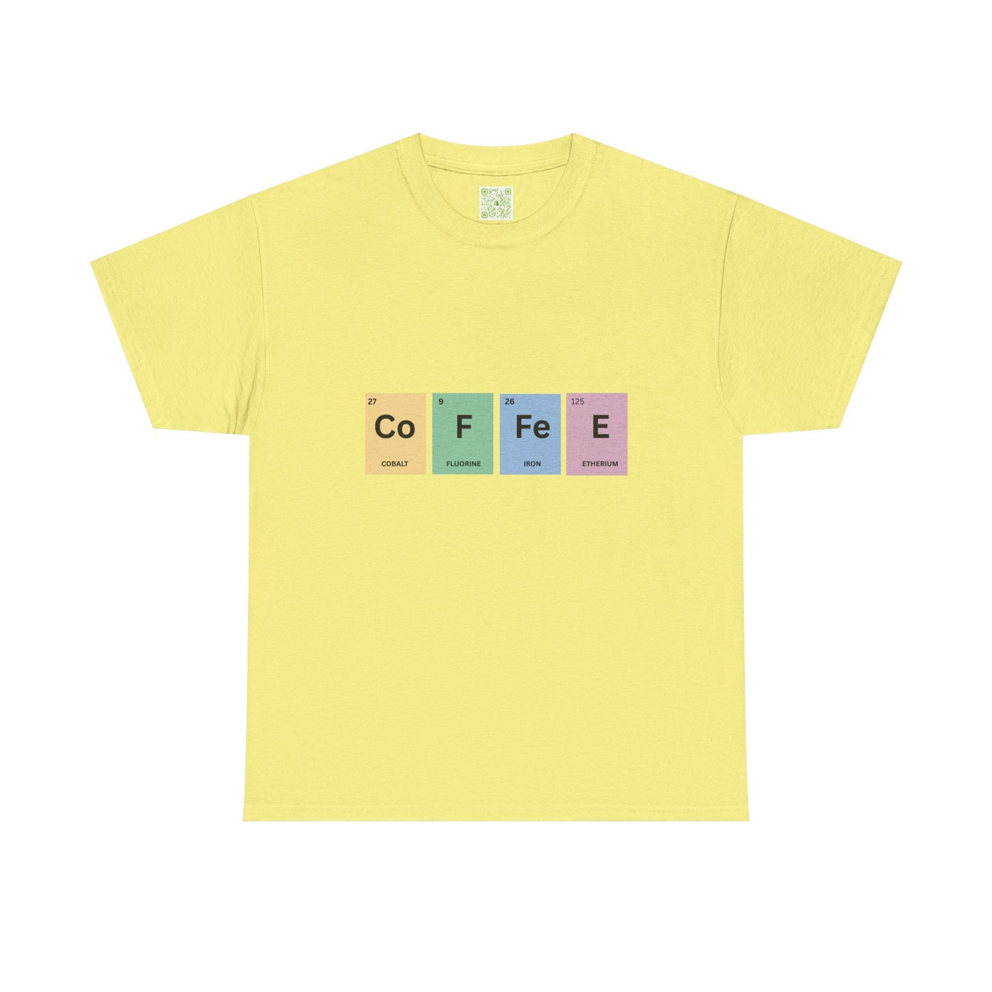 Creative Coffee Science Shirt, Chemistry Elements Tee, Periodic Table Shirt, Gift for Chemist, Science Teacher