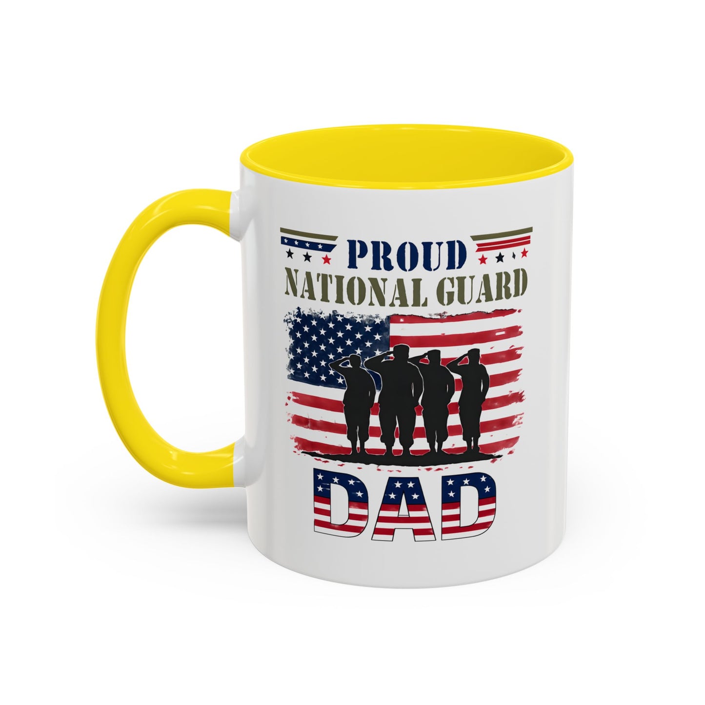 Proud National Guard Dad Coffee Mug, Army National Guard, Veteran Appreciation, Military Family Gift, Gift For Heroes