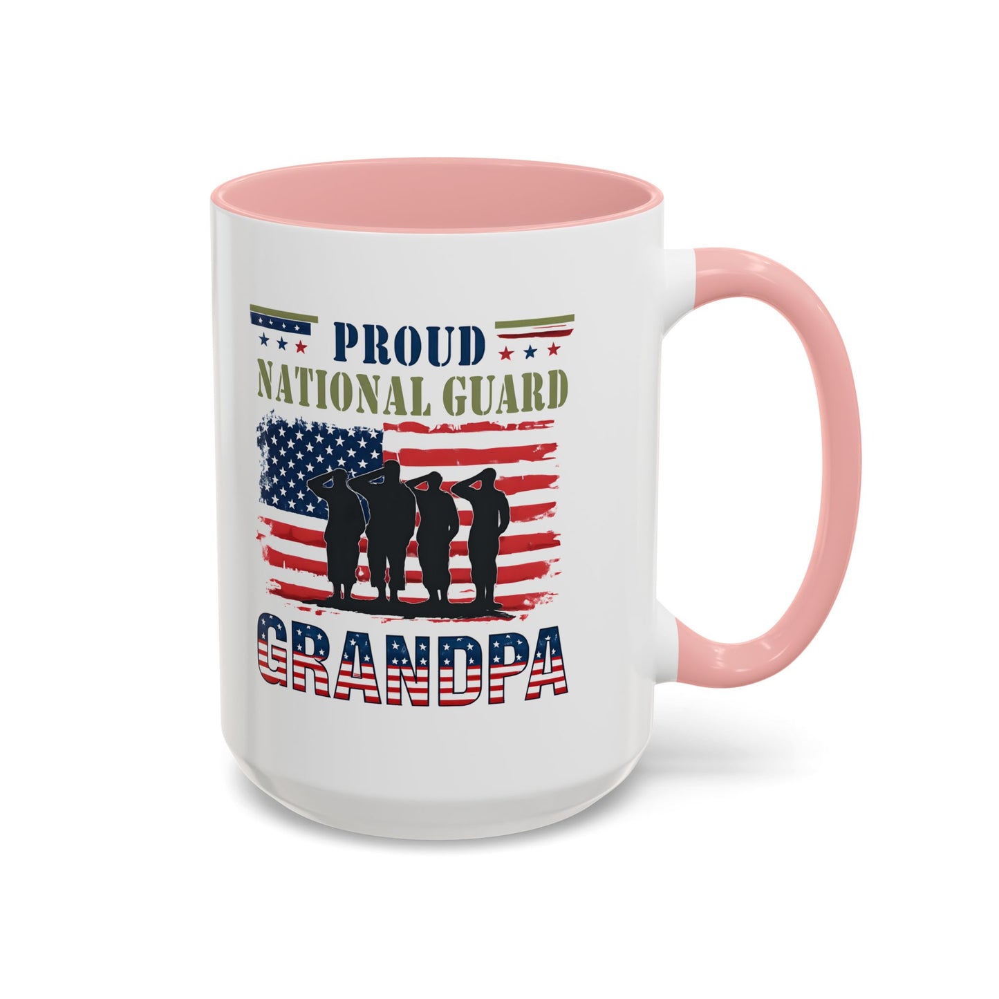 Proud National Guard Grandpa Coffee Mug, Army National Guard, Veteran Appreciation, Gift for Heroes, Military Family Gift