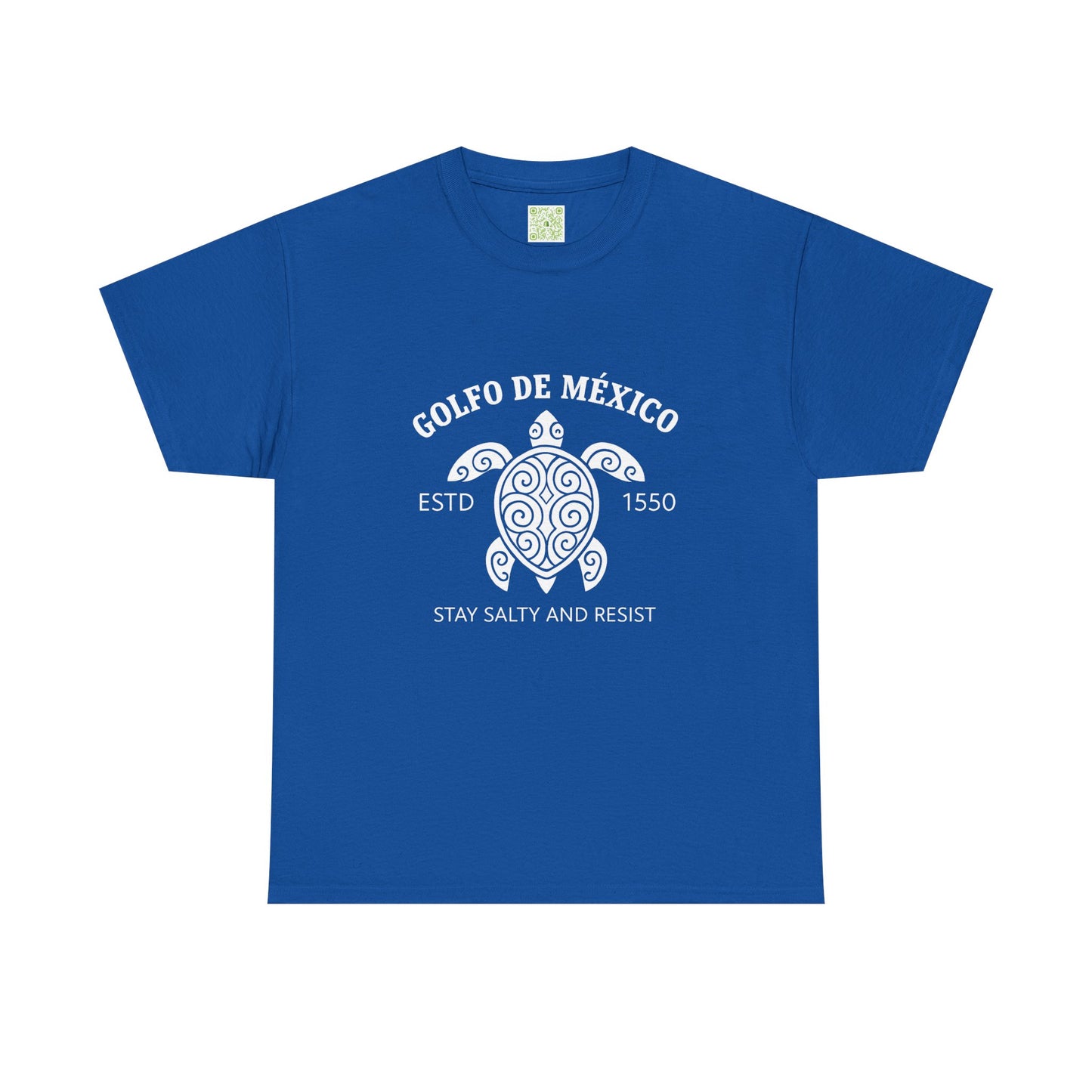 Gulf of Mexico Turtle Cotton Tee, Golfo de Mexico, Stay Salty Shirt, Sea Turtle Shirt, Turtle Shirt, Conversation Starter