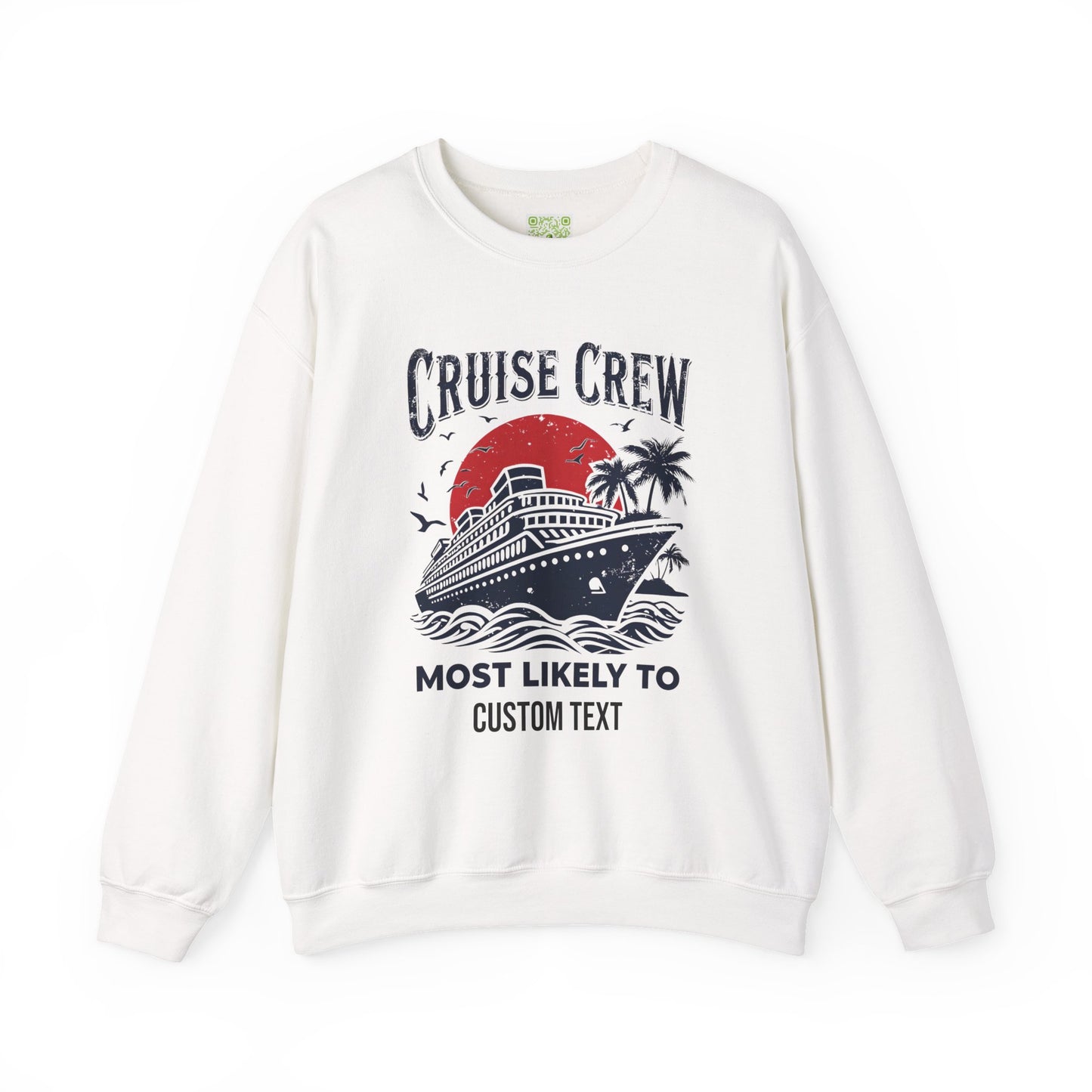 Custom Cruise Crew Unisex Sweatshirt, Cruise Shirts, Group Cruise Shirt, Birthday Cruise Sweatshirt, Family Cruise Sweatshirt