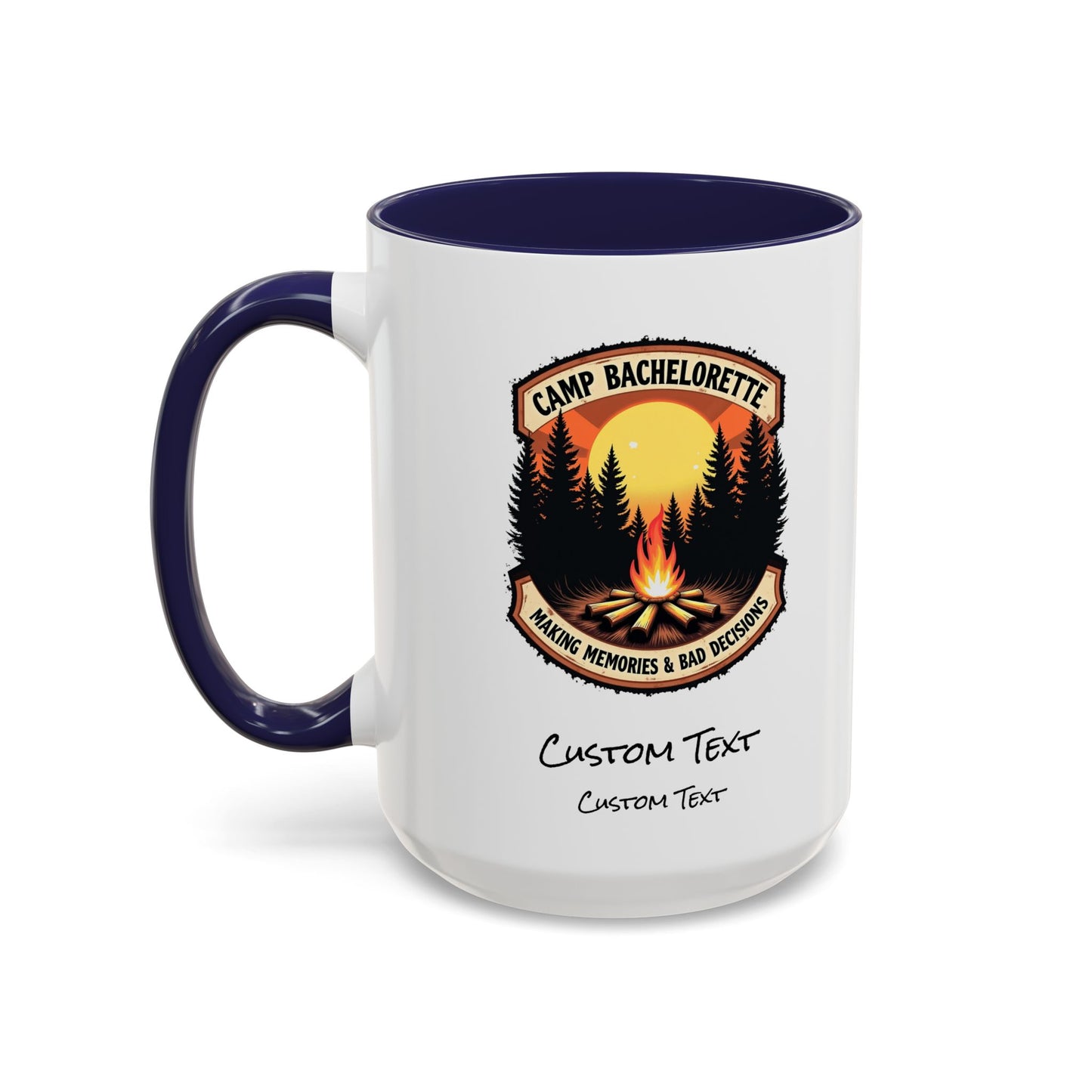 Personalized Camp Bachelorette Coffee Mug, Camp Bride Mug, Camp Bach Mug, Bride Tribe, Hen Party Favors, Custom Text