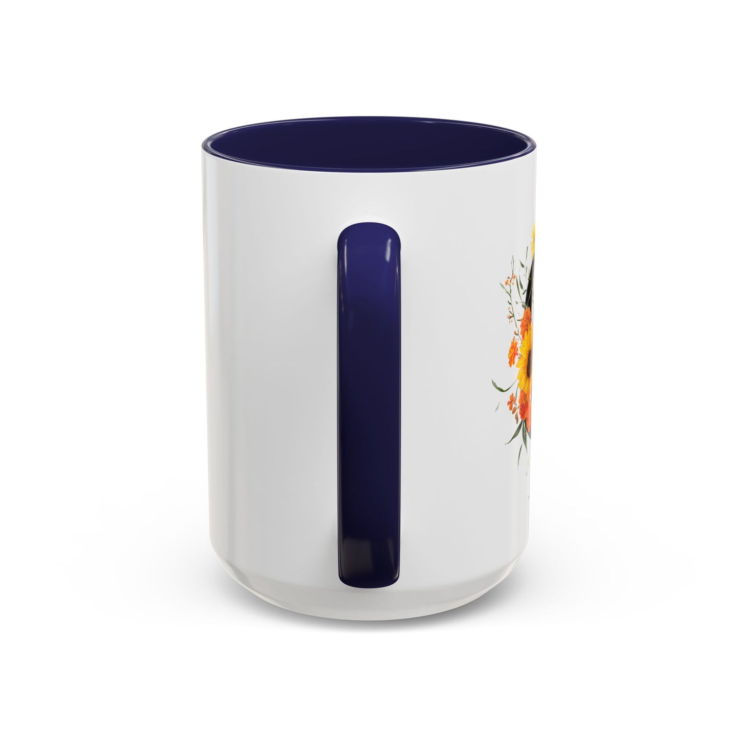 Personalized Floral Monogram - Letter G - Elegant Accent Coffee Mug – Personalized Mothers Day Gift