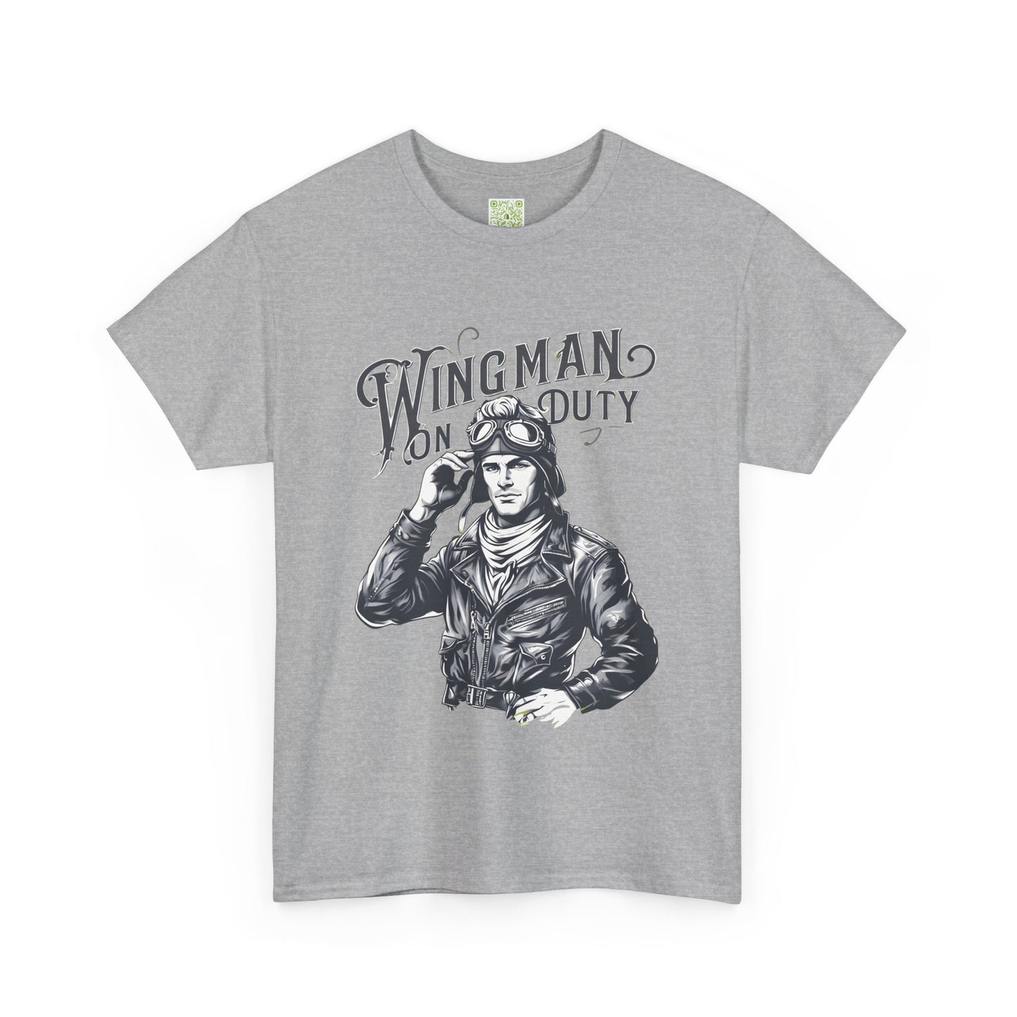 Wingman on Duty TShirt, Unisex Wingman Tee, Best Friend Gift, Gift for Him, Adventure Apparel, Casual Heavy Cotton Shirt, Leader Night Out