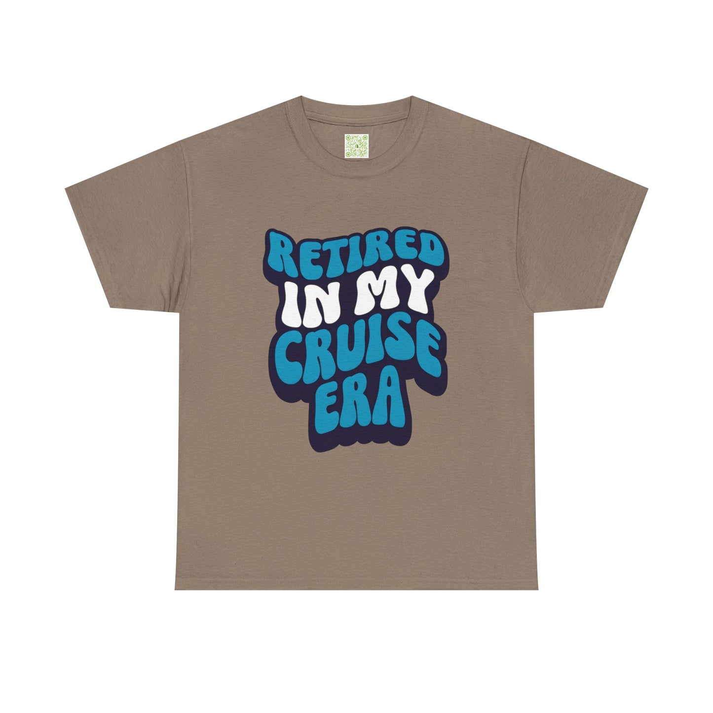Retired in My Cruise Era Unisex Tee, Retirement Cruise Shirt, Travel Merch, Cruise Vibes Tee, Vacation Tshirt