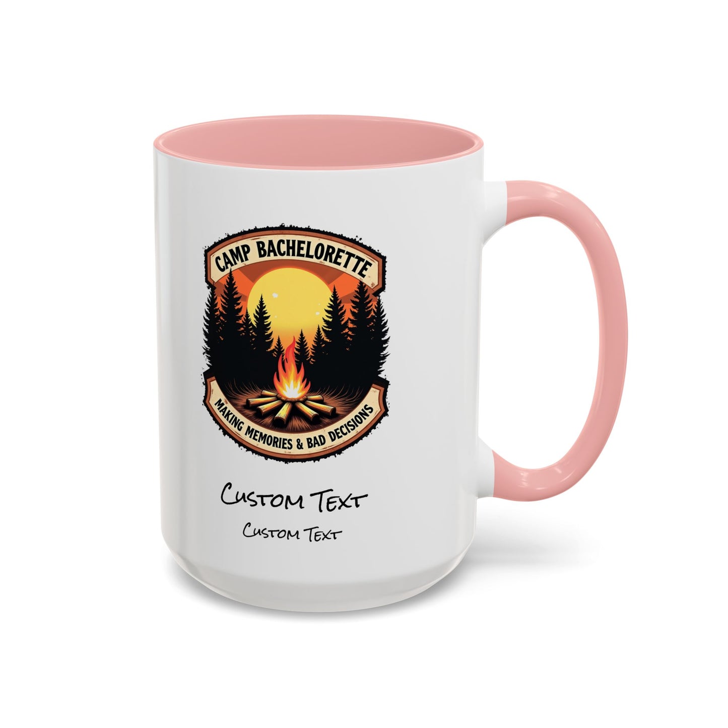 Personalized Camp Bachelorette Coffee Mug, Camp Bride Mug, Camp Bach Mug, Bride Tribe, Hen Party Favors, Custom Text