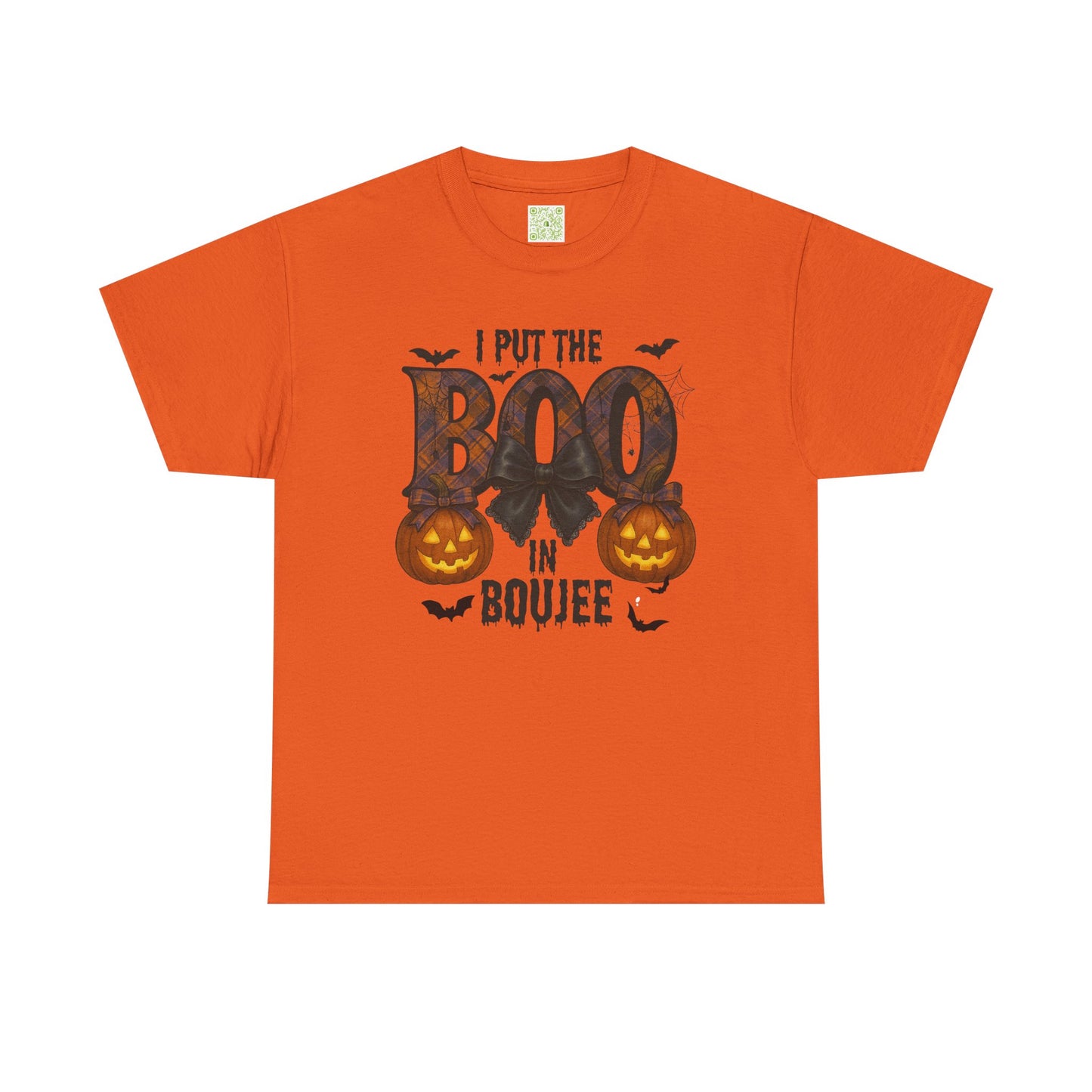 Boo in Boujee Shirt, Halloween Graphic Tee, Unisex T-Shirt, Spooky Season Shirt, Unique Pumpkin Tee, Fall Celebration Apparel