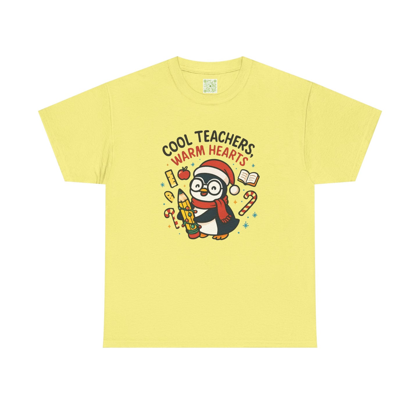 Cool Teachers Warm Hearts Tee, Penguin Lover Shirt, Christmas Penguin, Teacher Holiday Gift, 2nd Grade Teacher