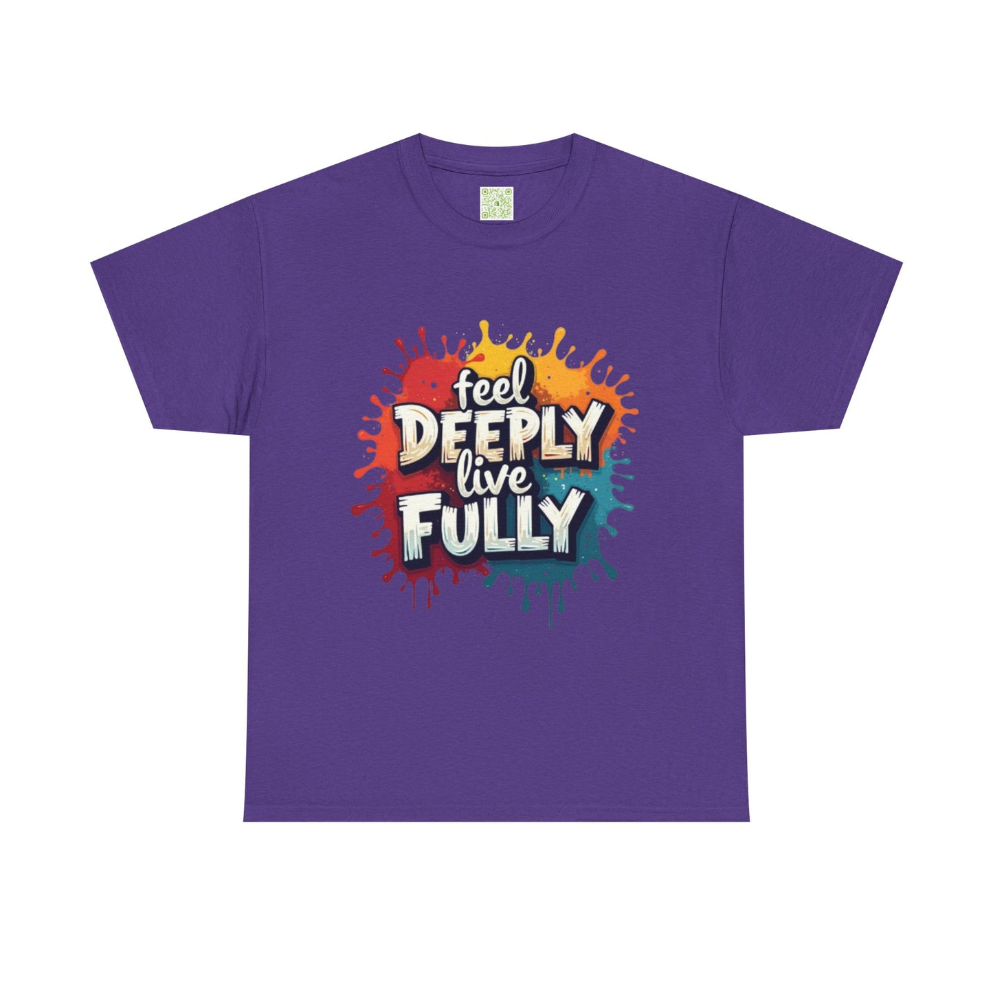 Enneagram Type 4 Feel Deeply Live Fully Tee, Enneagram Gift, Individualist T-Shirt, Graphic Tshirt, Enneagram Merch