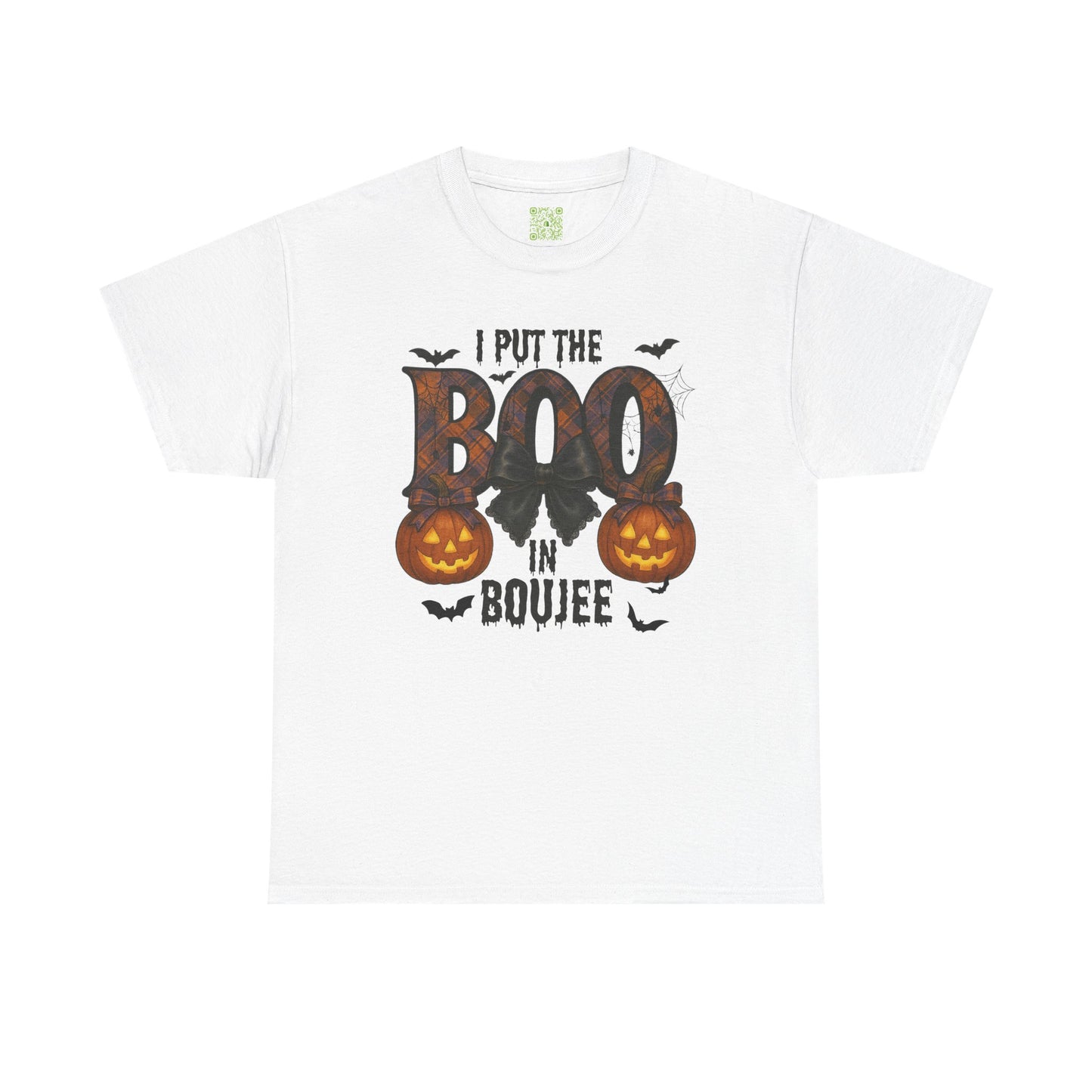 Boo in Boujee Shirt, Halloween Graphic Tee, Unisex T-Shirt, Spooky Season Shirt, Unique Pumpkin Tee, Fall Celebration Apparel