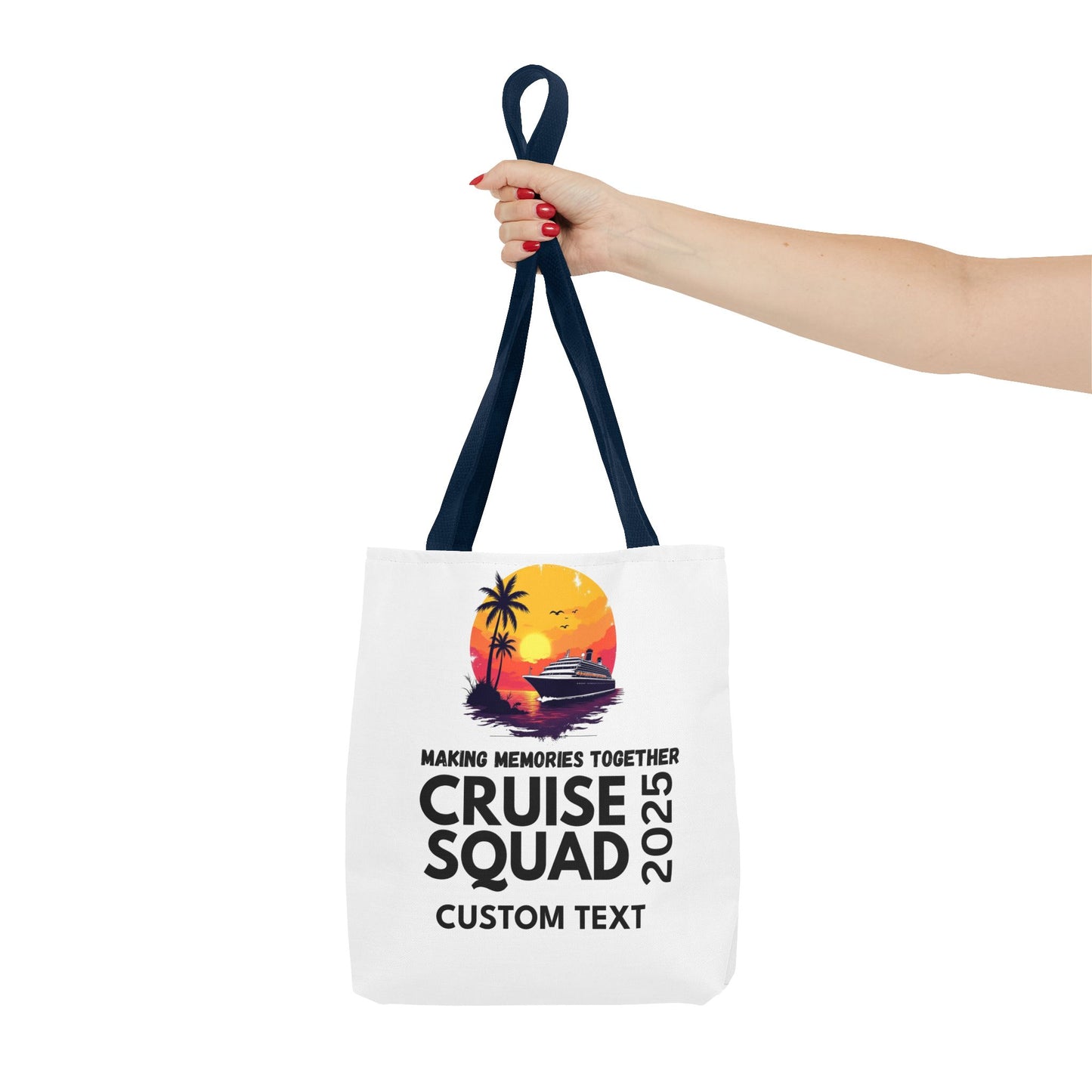 Personalized Cruise Squad Tote Bag, Family Cruise 2025, Matching Tote Bag, Vacation Tote, Family Vacation 2025, Cruise Bag