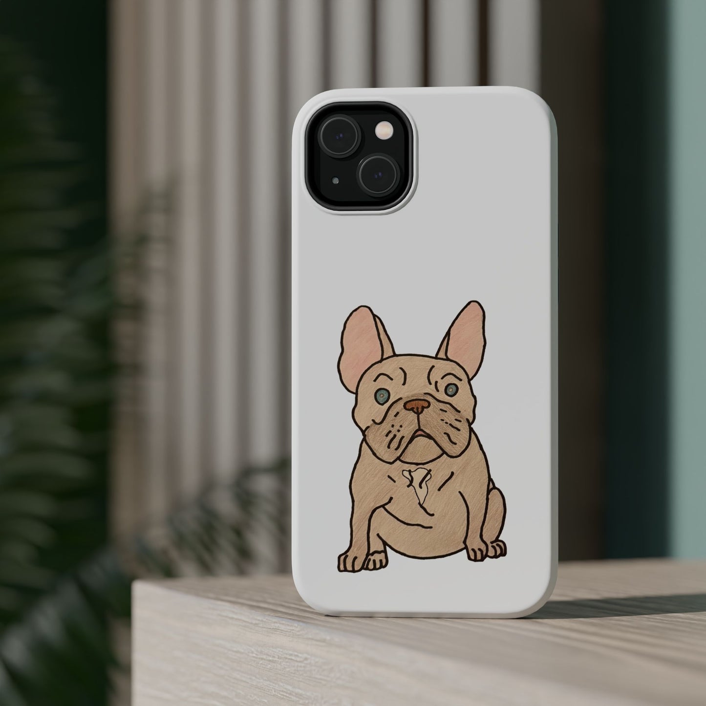 French Bulldog Magnetic Tough Case, Cute Pet Phone Cover, Dog Lover Gift, MagSafe Phone Protector, Unique Phone Accessory