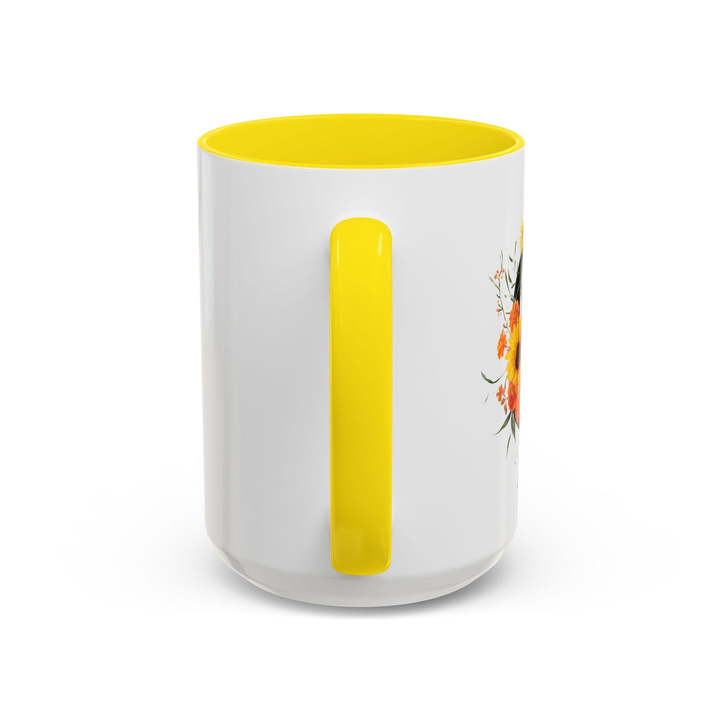 Personalized Floral Monogram - Letter G - Elegant Accent Coffee Mug – Personalized Mothers Day Gift