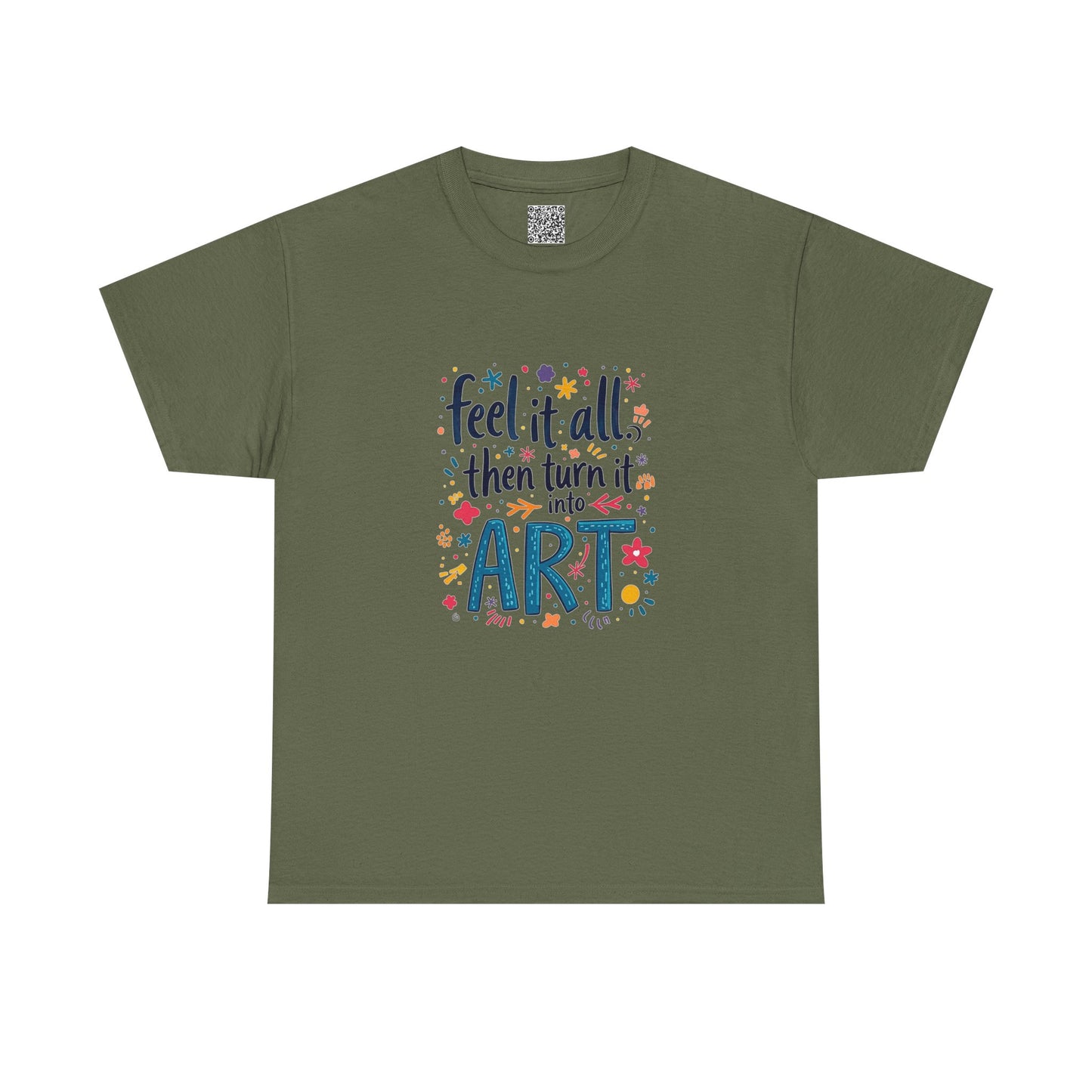 Enneagram 4 Feel, It Turn Into Art TShirt, Enneagram Type 4 Tee, Personality Types, Individualist Shirt, Self Growth, Enneagram4 Tee