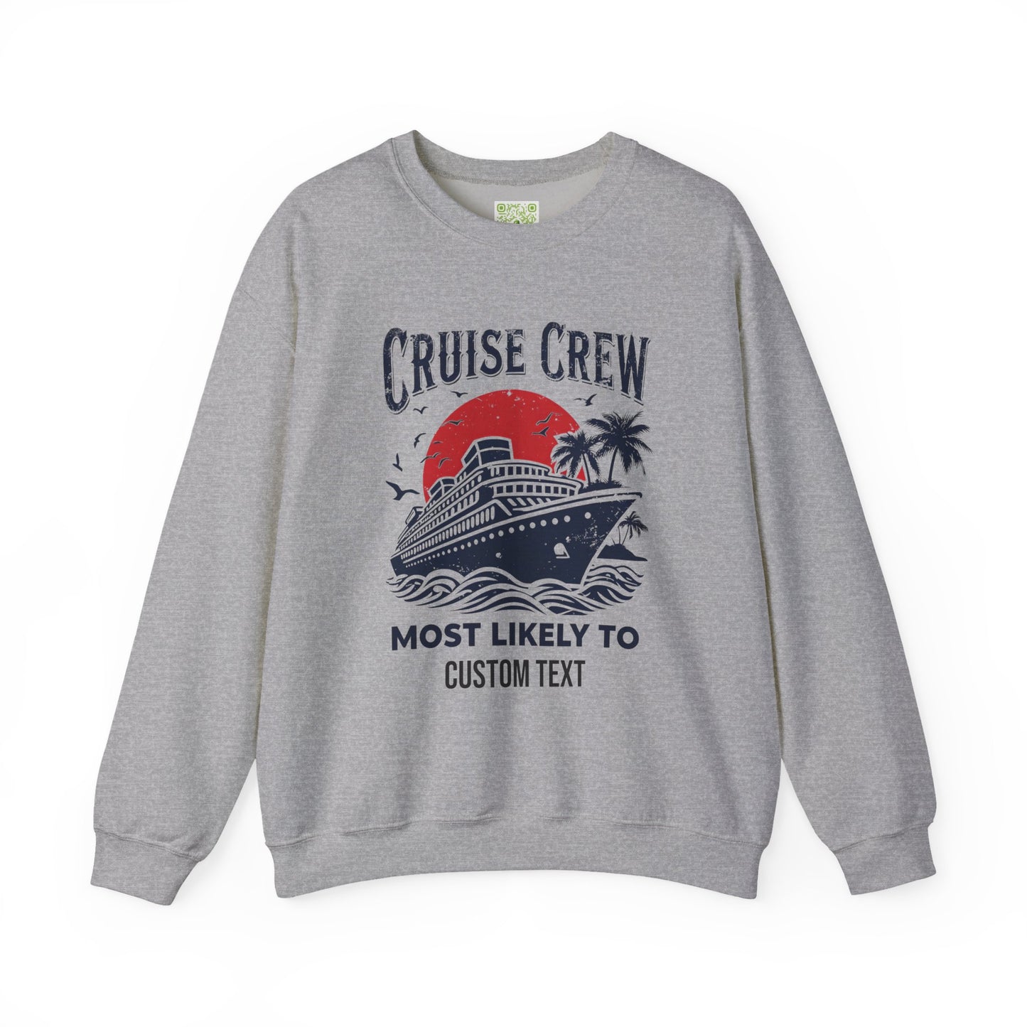 Custom Cruise Crew Unisex Sweatshirt, Cruise Shirts, Group Cruise Shirt, Birthday Cruise Sweatshirt, Family Cruise Sweatshirt