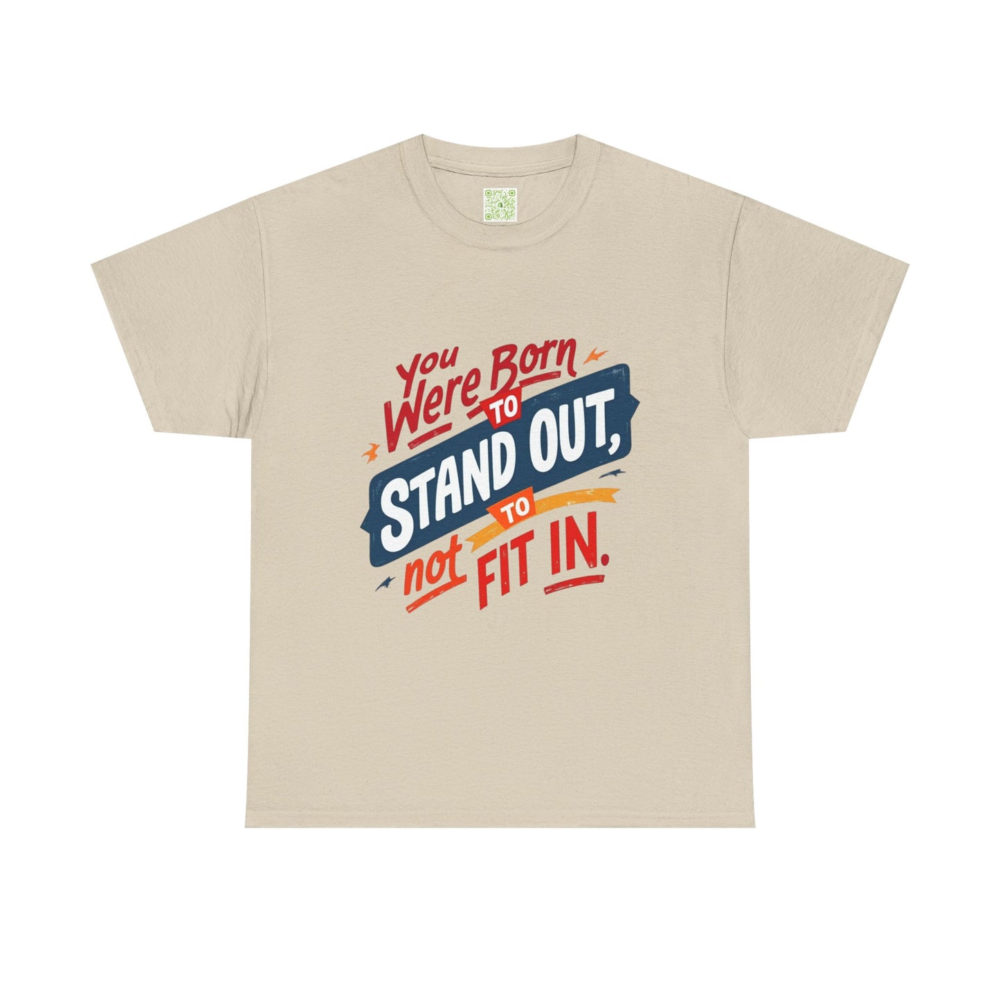 Enneagram 4 You Were Born to Stand Out Tee, Motivational Graphic Tshirt, Creative Souls Gift, Casual Wear, Unisex Tee