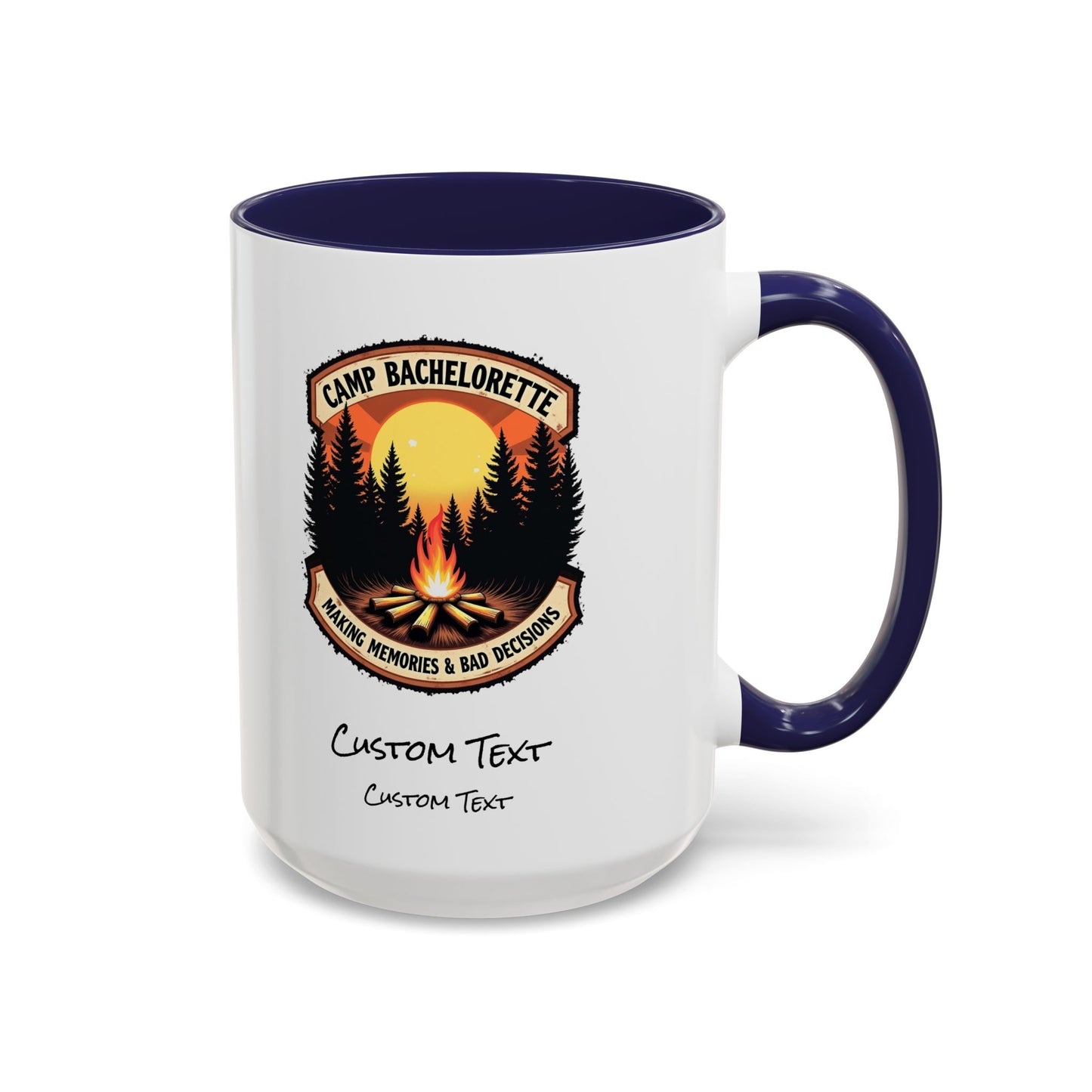 Personalized Camp Bachelorette Coffee Mug, Camp Bride Mug, Camp Bach Mug, Bride Tribe, Hen Party Favors, Custom Text