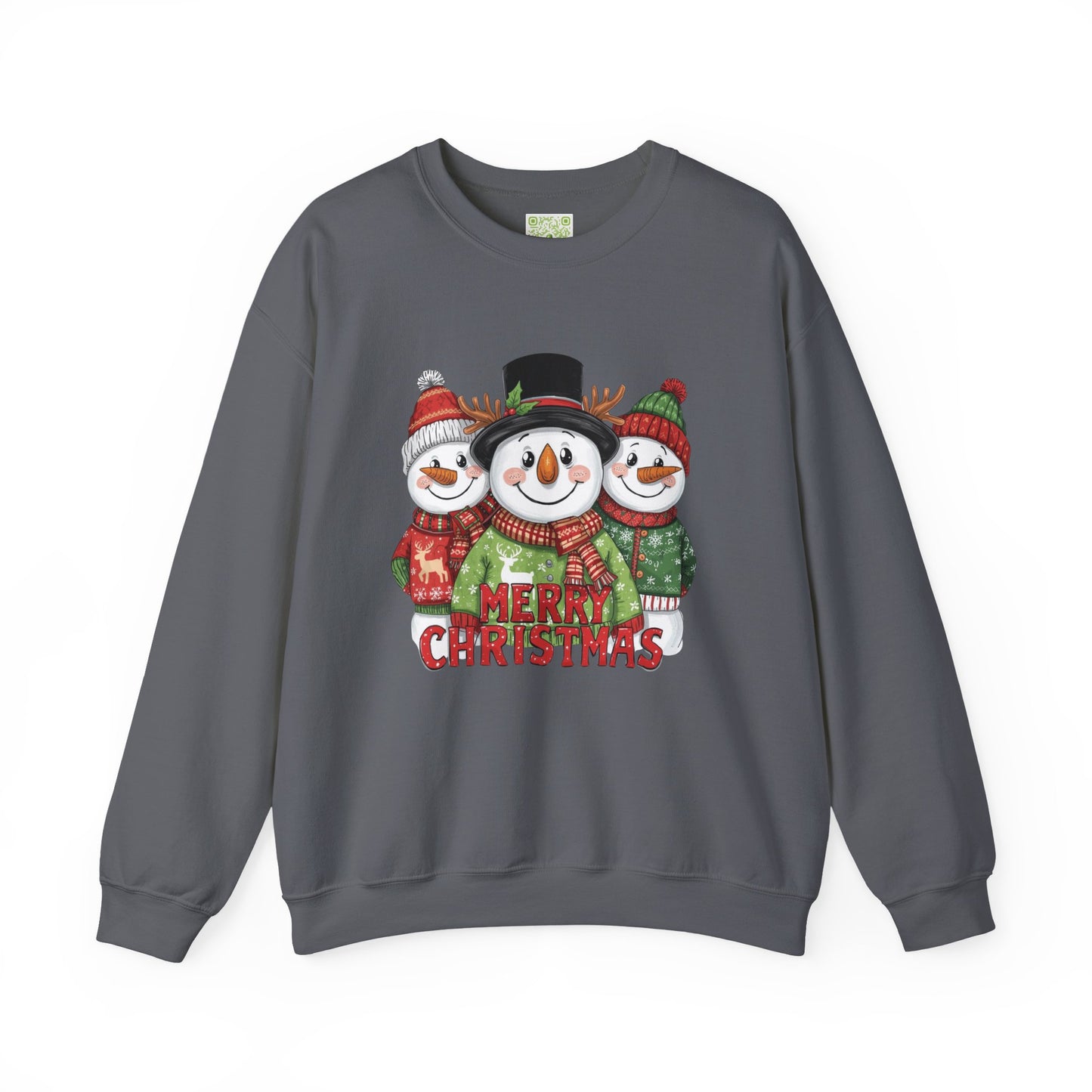 Merry Christmas Snowman Sweatshirt, Funny Snowman Shirt, Snowman Apparel, Cute Let It Snow Top, Snowman Lover Gift, Snowman Gift For Her, Kitschy Christmas Gift