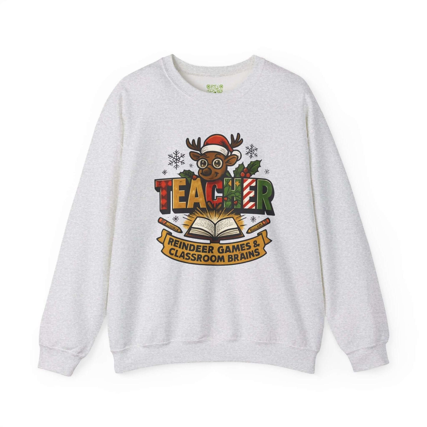 Reindeer Games Teacher Sweatshirt, Best Teacher Ever, Holiday Teacher, Teacher Xmas Gift, Santa's Favorite, Custom Name