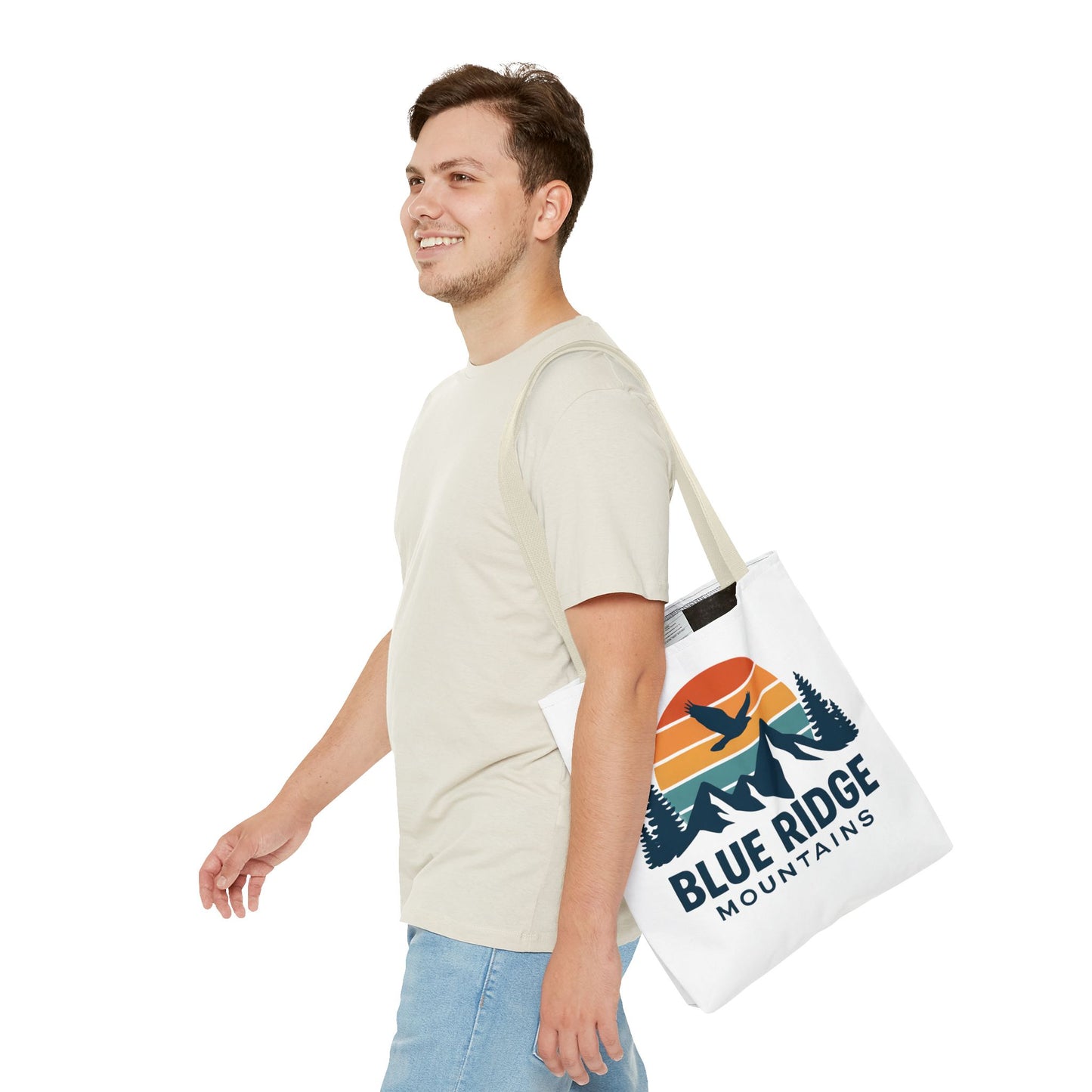 Blue Ridge Mountains Tote, Blue Ridge Parkway Bag, Appalachian Trail Tote, Smokey Mountains Gift, North Carolina Gift