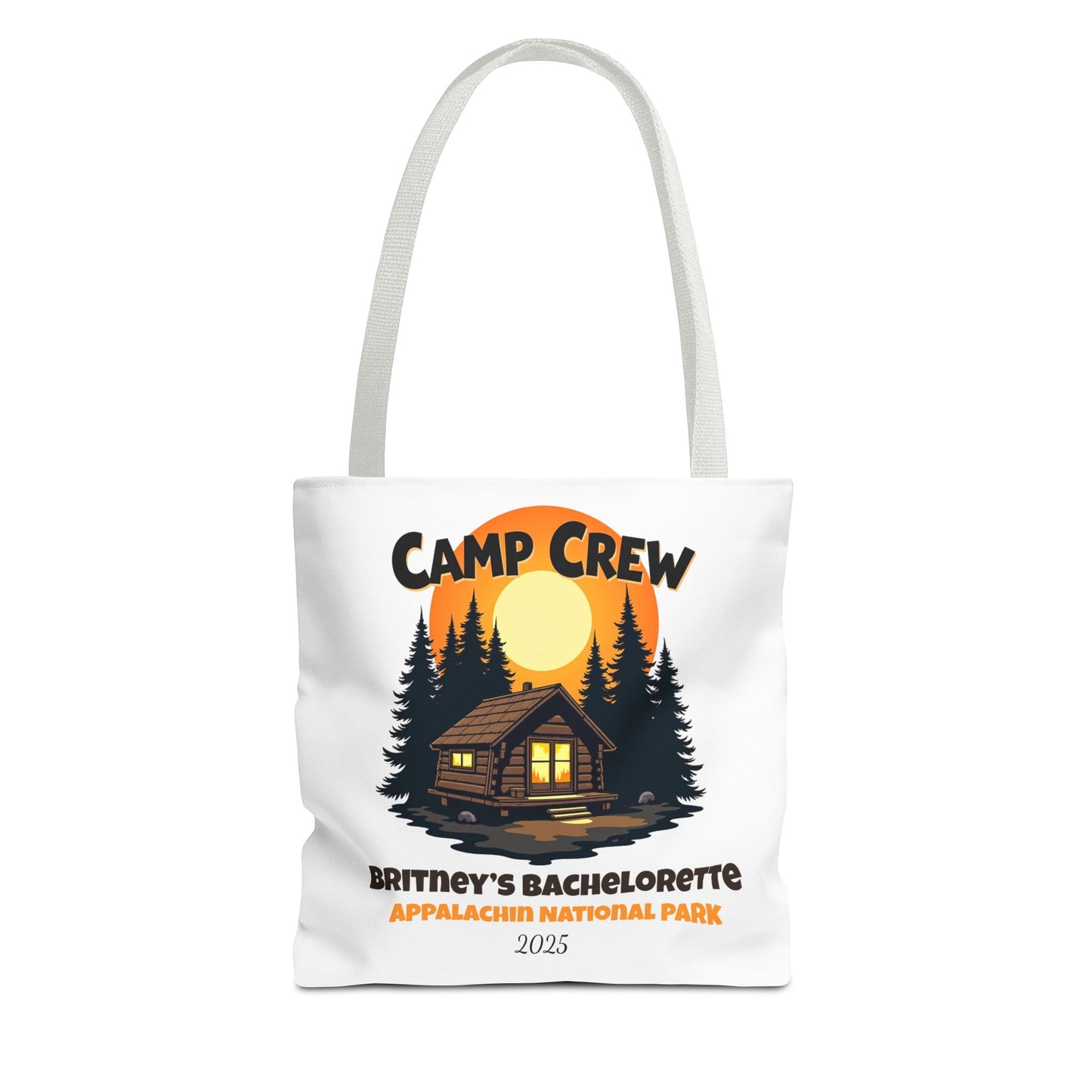 Bachelorette Camp Crew Tote Bag, Bride Beach Bag, Camp Bride, Camping Bach, Bridal Tote Bag, Custom Beach Bag