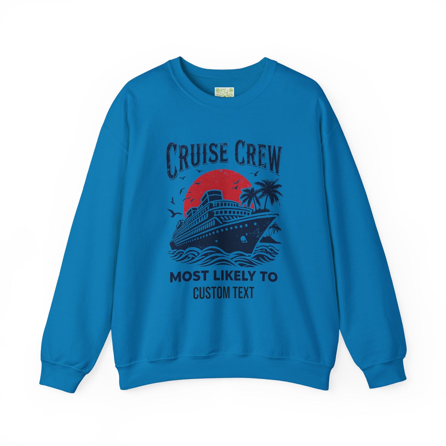 Custom Cruise Crew Unisex Sweatshirt, Cruise Shirts, Group Cruise Shirt, Birthday Cruise Sweatshirt, Family Cruise Sweatshirt