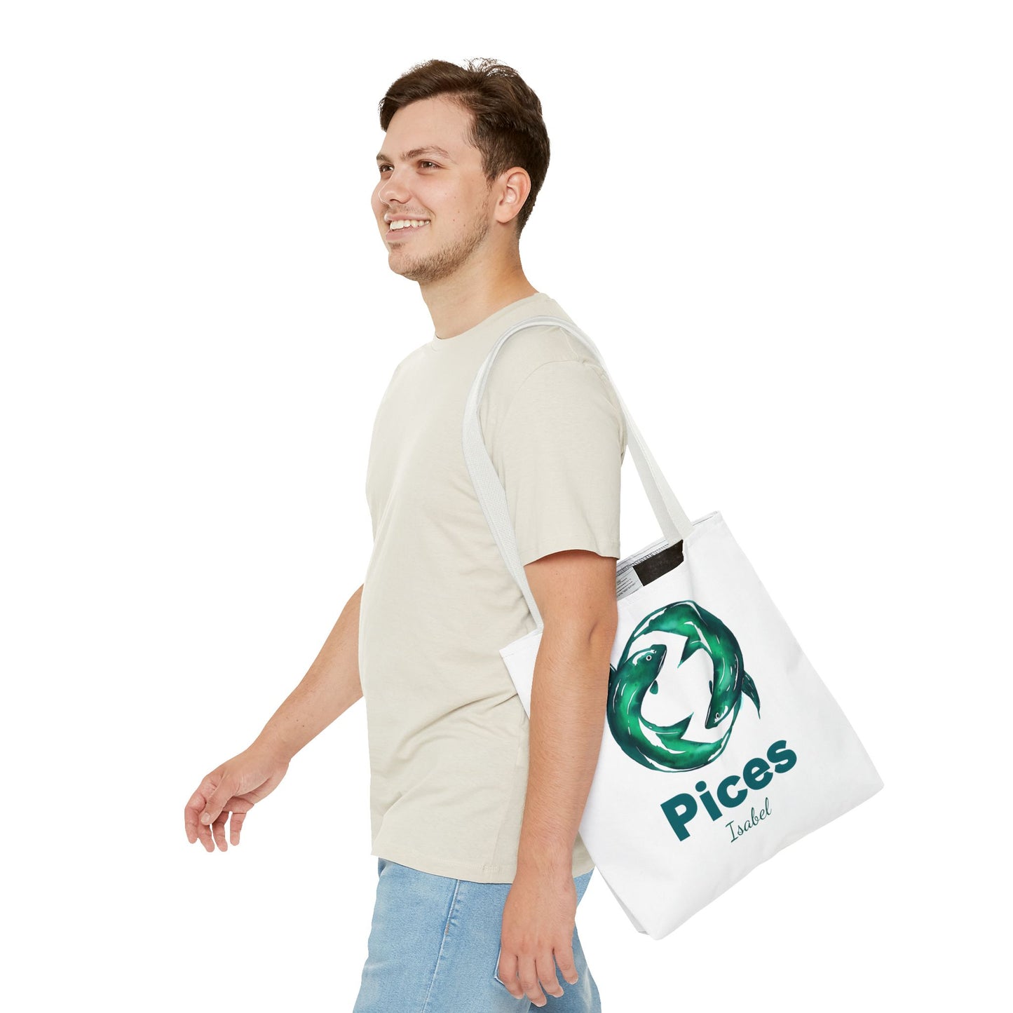 Pices Zodiac Personalized Tote Bag - Astrology Inspired, Gift for Taurus, Festival Tote, Astrology Lover's Bag, Horoscope Gift