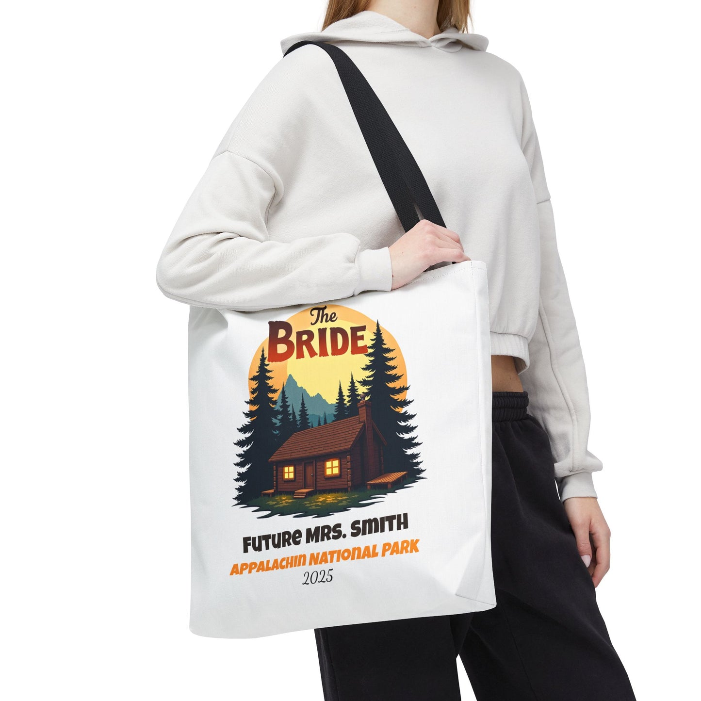 Camp Bride Tote Bag, Bride Beach Bag, Bridal Tote Bag, Camp Bachelorette, Bach Party Favors, Custom Beach Bag