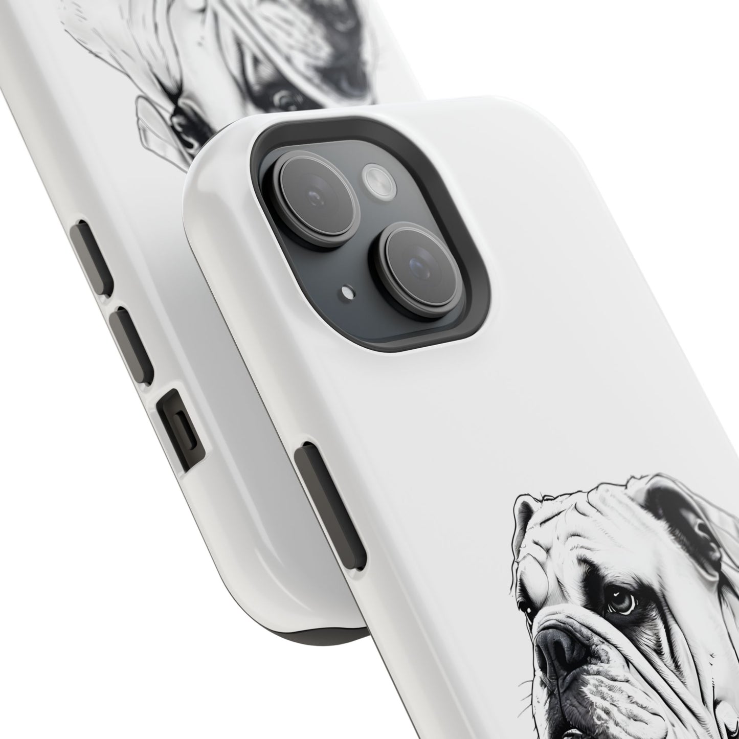 Bulldog Magnetic Tough Cases - Durable Phone Protection, Pet Lovers Gift, Animal Accessories, Unique Design, Personalized Tech